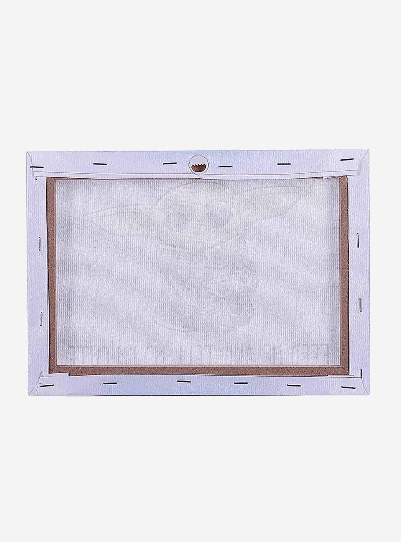 Star Wars The Mandalorian The Child Canvas Wall Art, , alternate