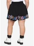 Disney Pixar Coco Floral High-Waisted Shorts Plus Size, MULTI, alternate