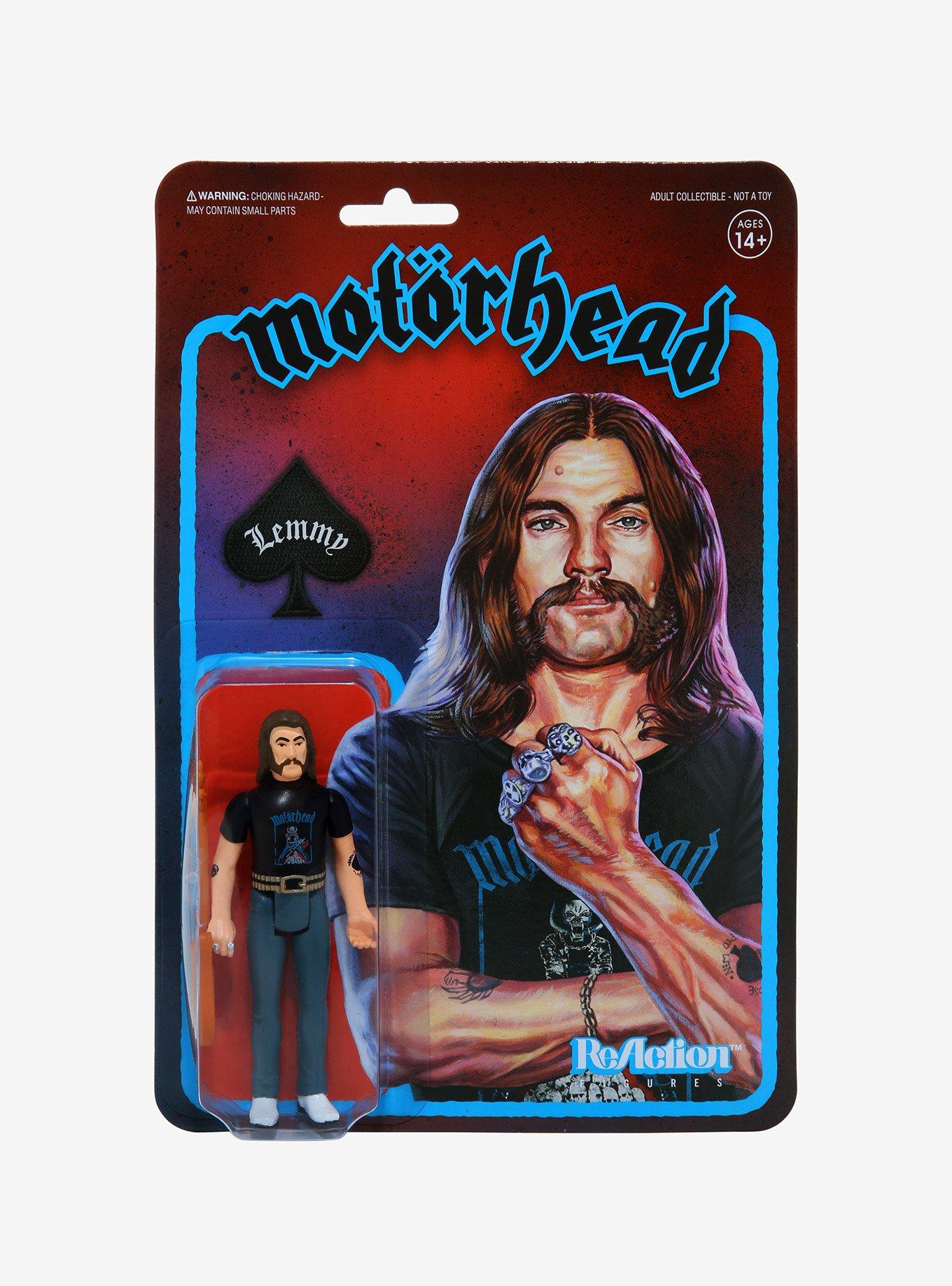 Super7 ReAction Motorhead Lemmy Collectible Action Figure, , alternate