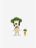 Super7 ReAction Peanuts Beaglescout Snoopy & Woodstock Collectible Action Figure, , alternate
