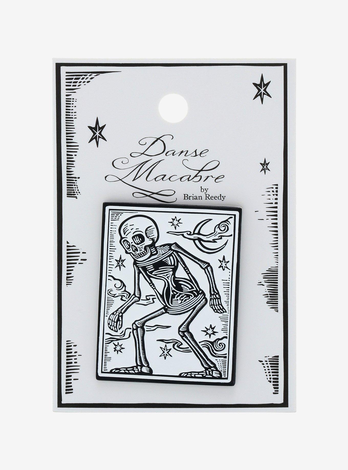 Danse Macabre Enamel Pin By Brian Reedy, , alternate