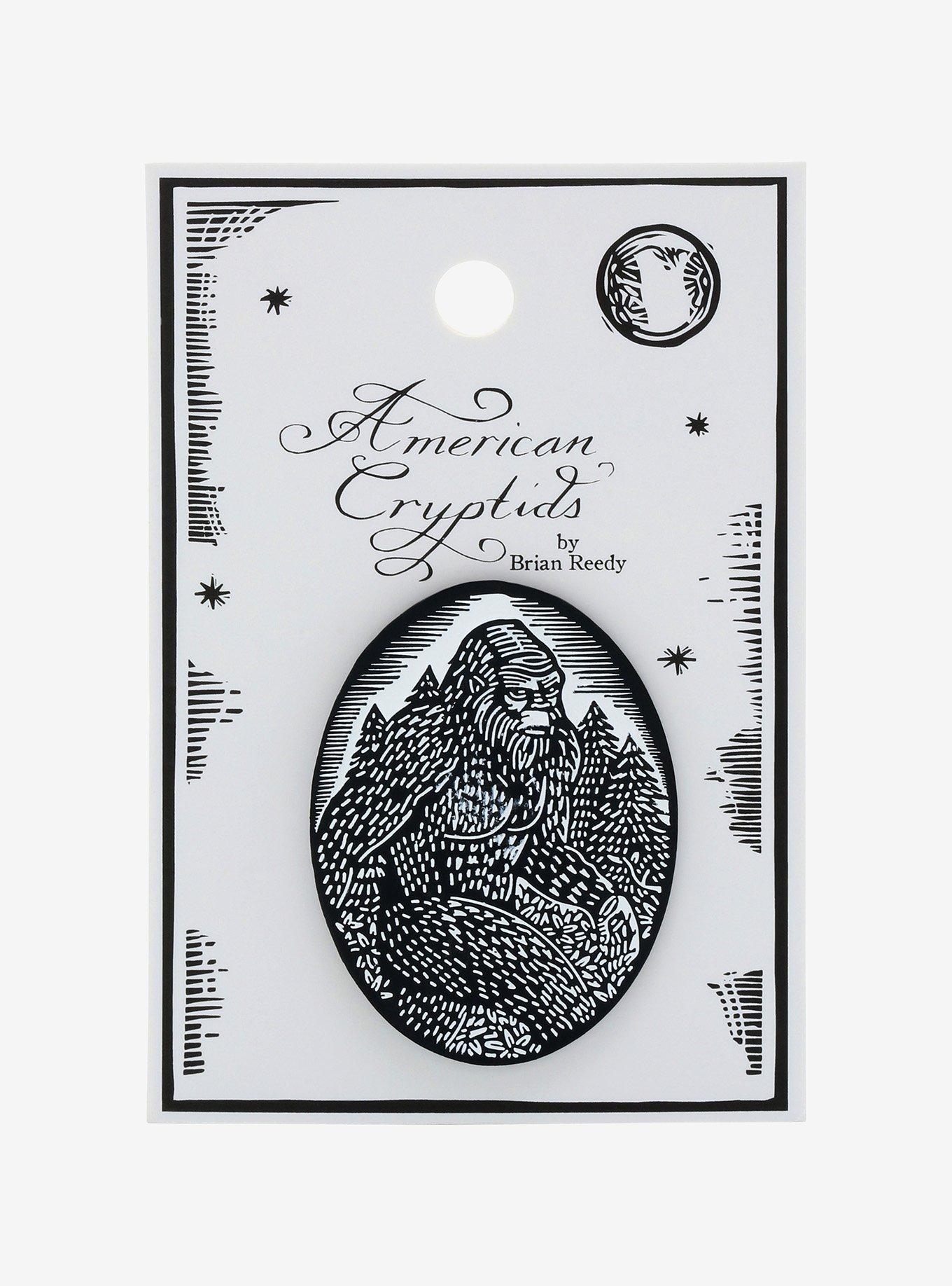 American Cryptids Bigfoot Enamel Pin By Brian Reedy, , alternate