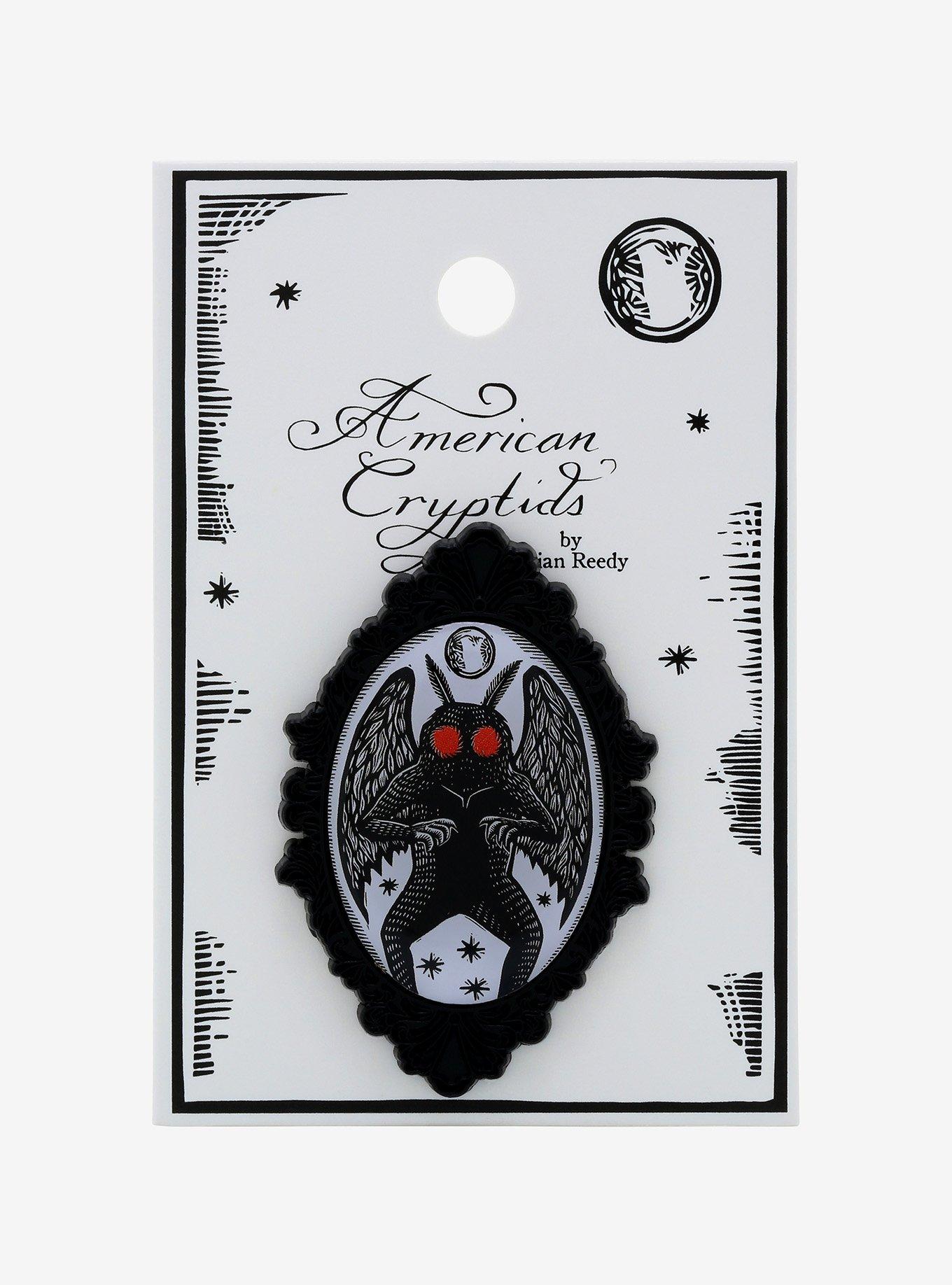 American Cryptids Mothman Enamel Pin By Brian Reedy, , alternate