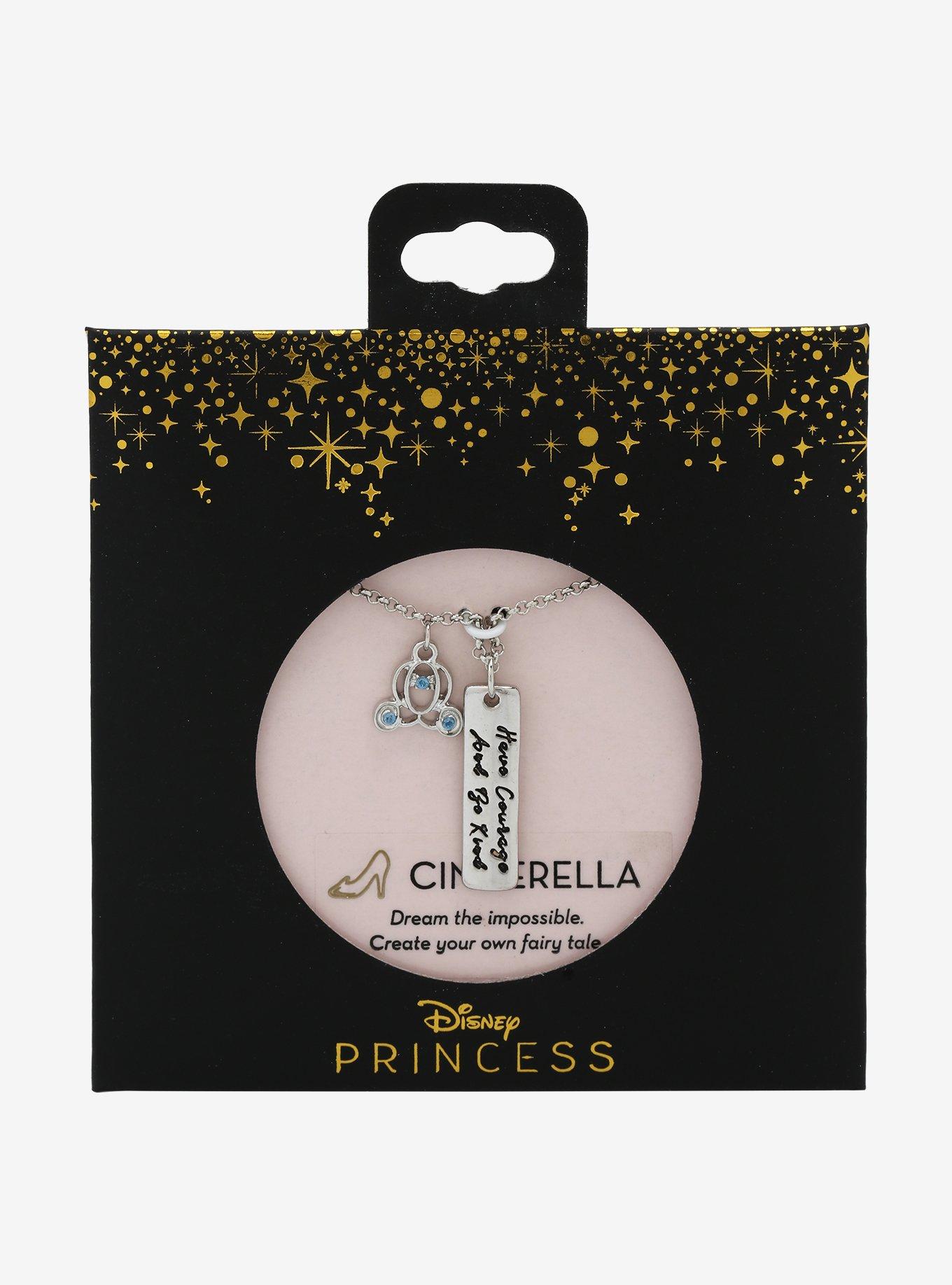Disney Princess Cinderella Have Courage Necklace, , alternate
