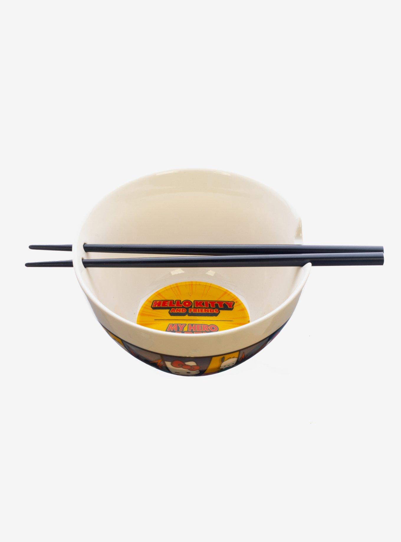 My Hero Academia X Hello Kitty And Friends Character Ramen Bowl With Chopsticks, , alternate