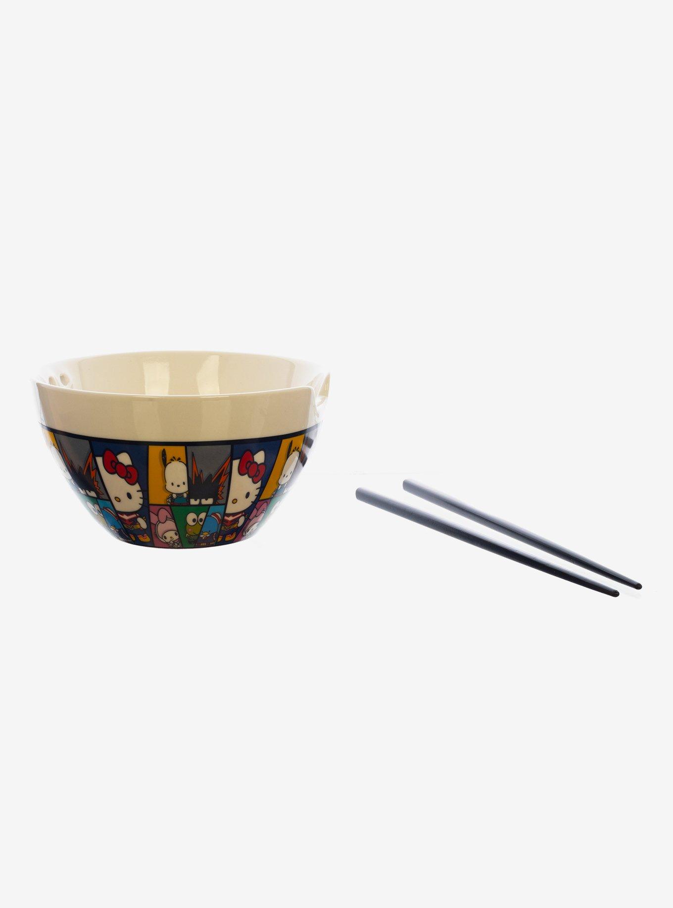 My Hero Academia X Hello Kitty And Friends Character Ramen Bowl With Chopsticks, , alternate