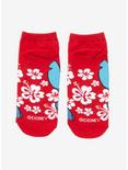 Disney Lilo & Stitch Red Floral No-Show Socks, , alternate