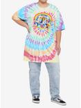 Disney The Sensational Six Rainbow Tie-Dye Oversized T-Shirt Plus Size, MULTI, alternate