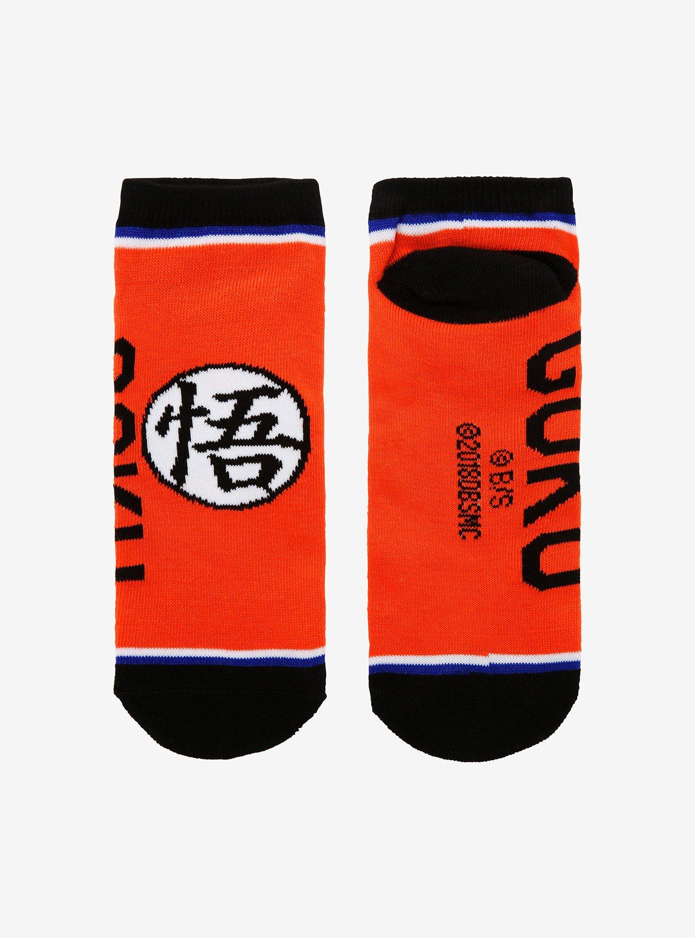 Dragon Ball Z Goku Kanji No-Show Socks, , alternate