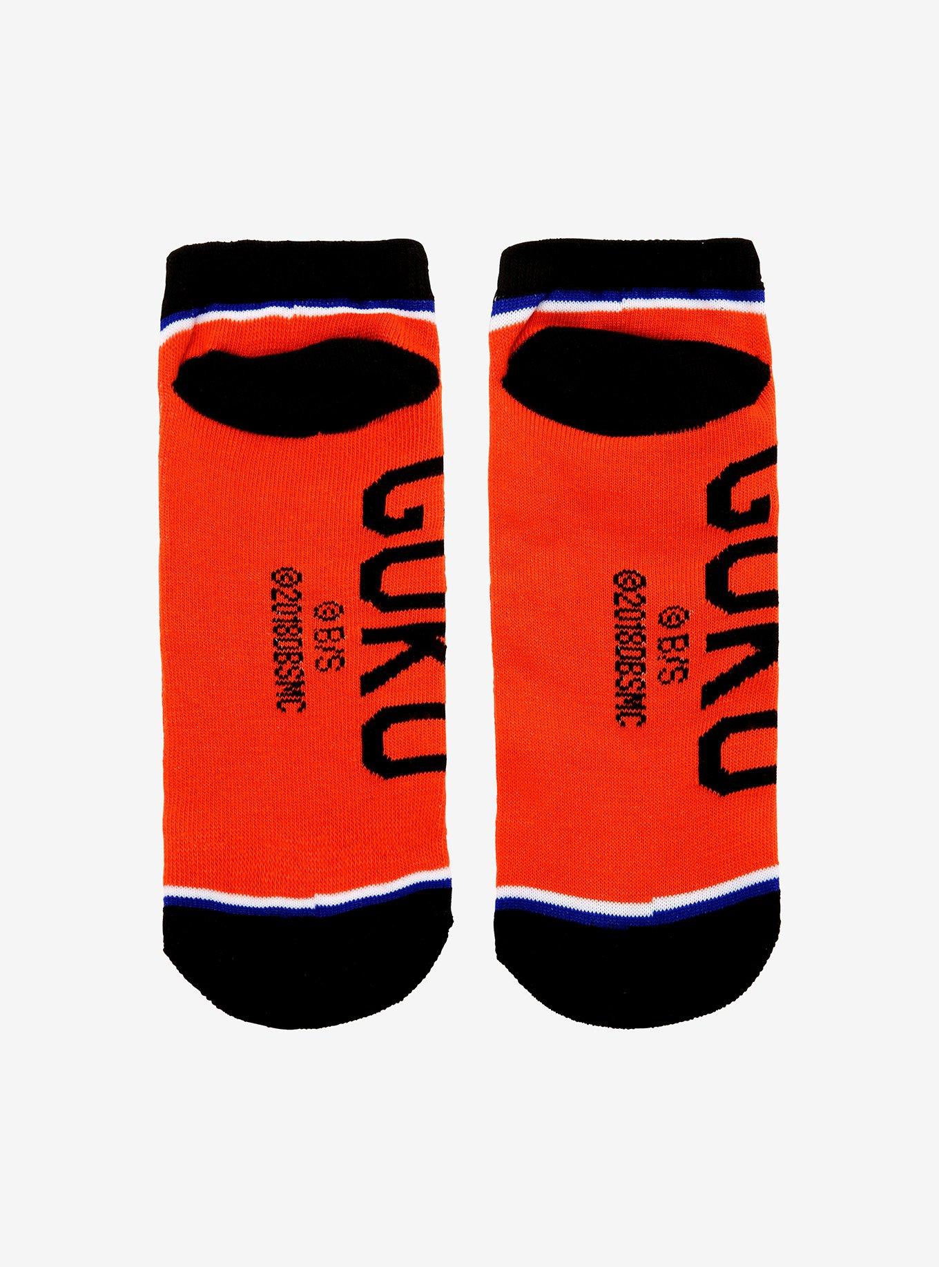 Dragon Ball Z Goku Kanji No-Show Socks, , alternate