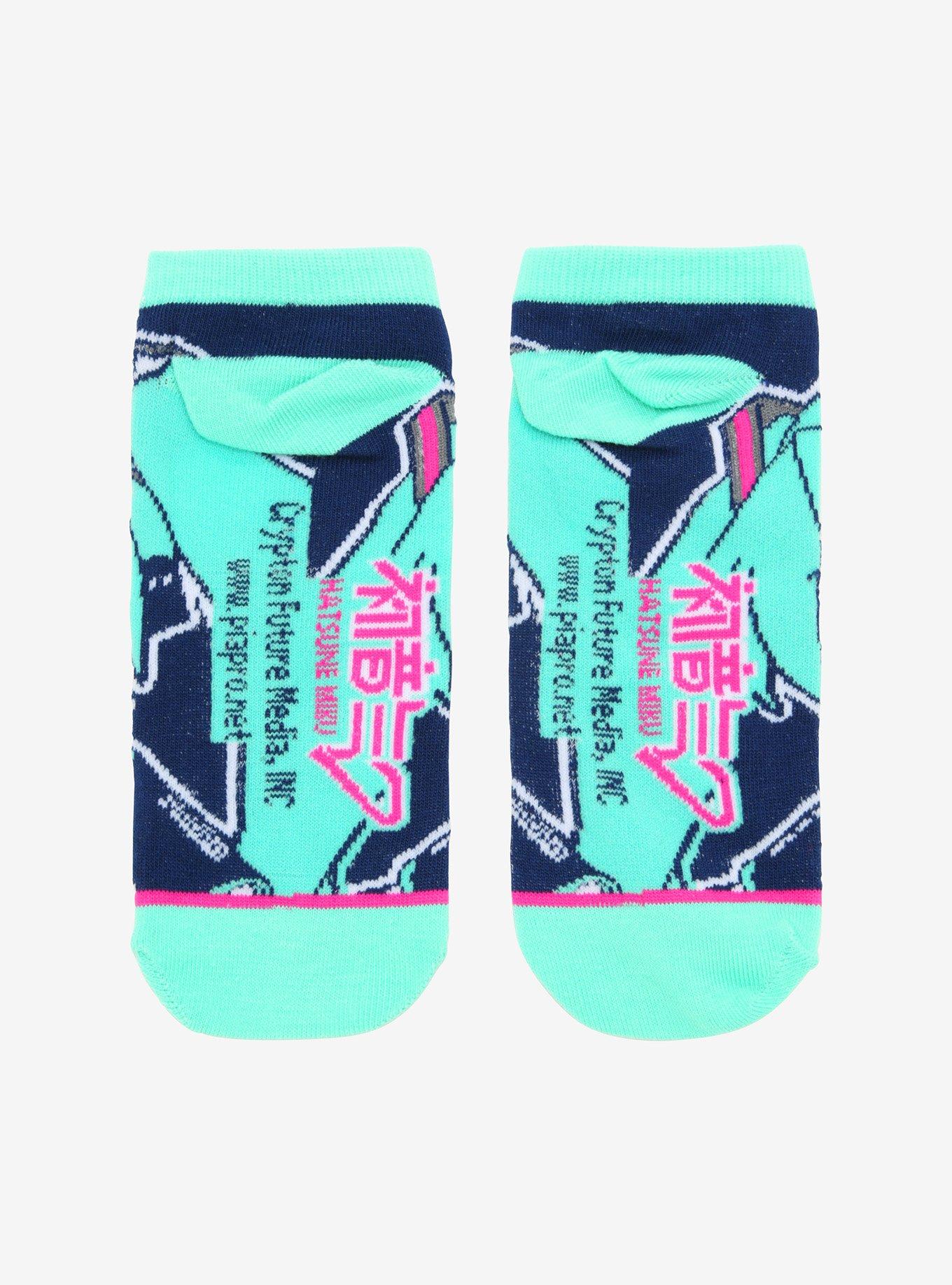 Hatsune Miku Chibi No-Show Socks, , alternate