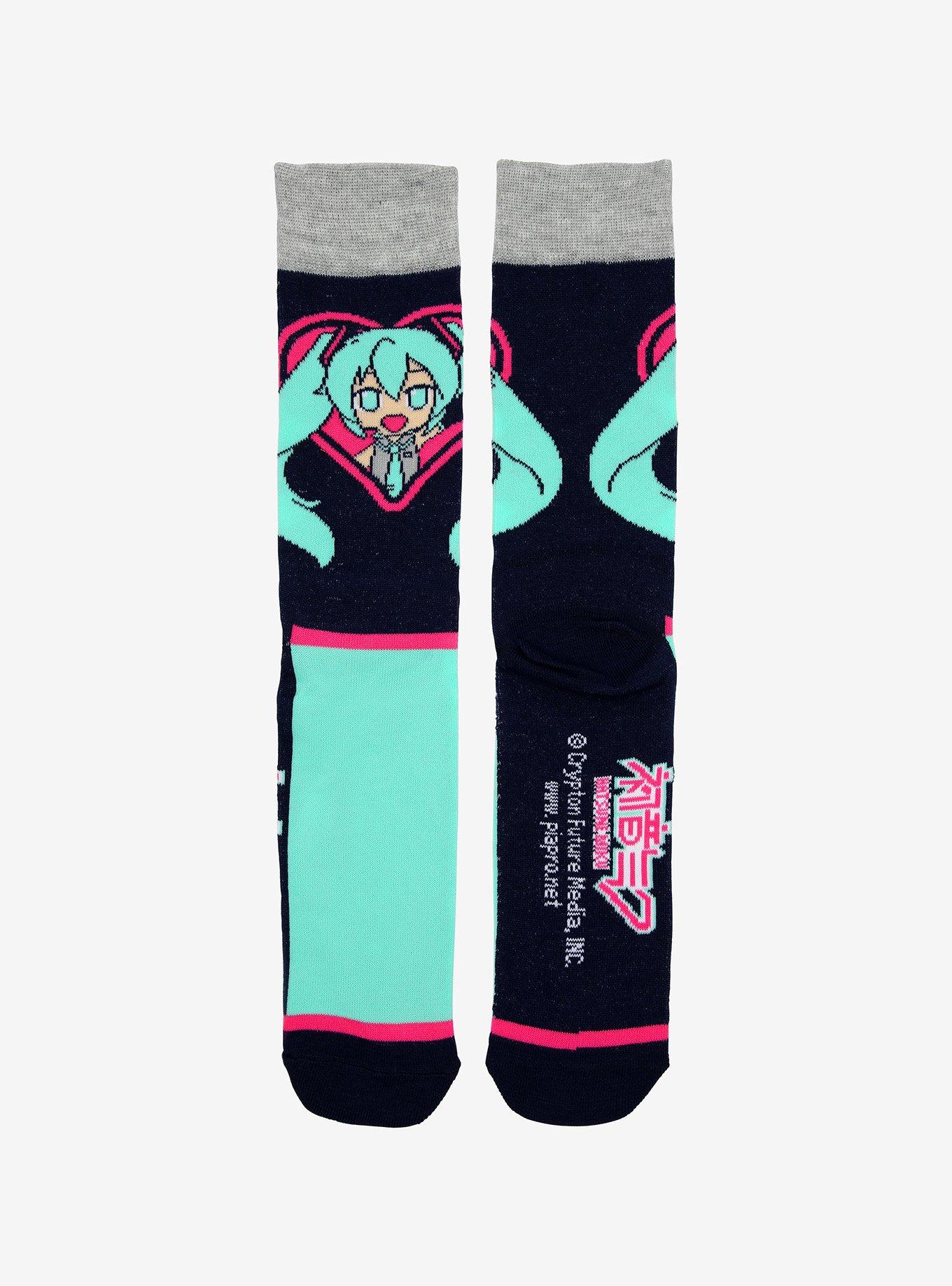 Hatsune Miku Crew Socks, , alternate