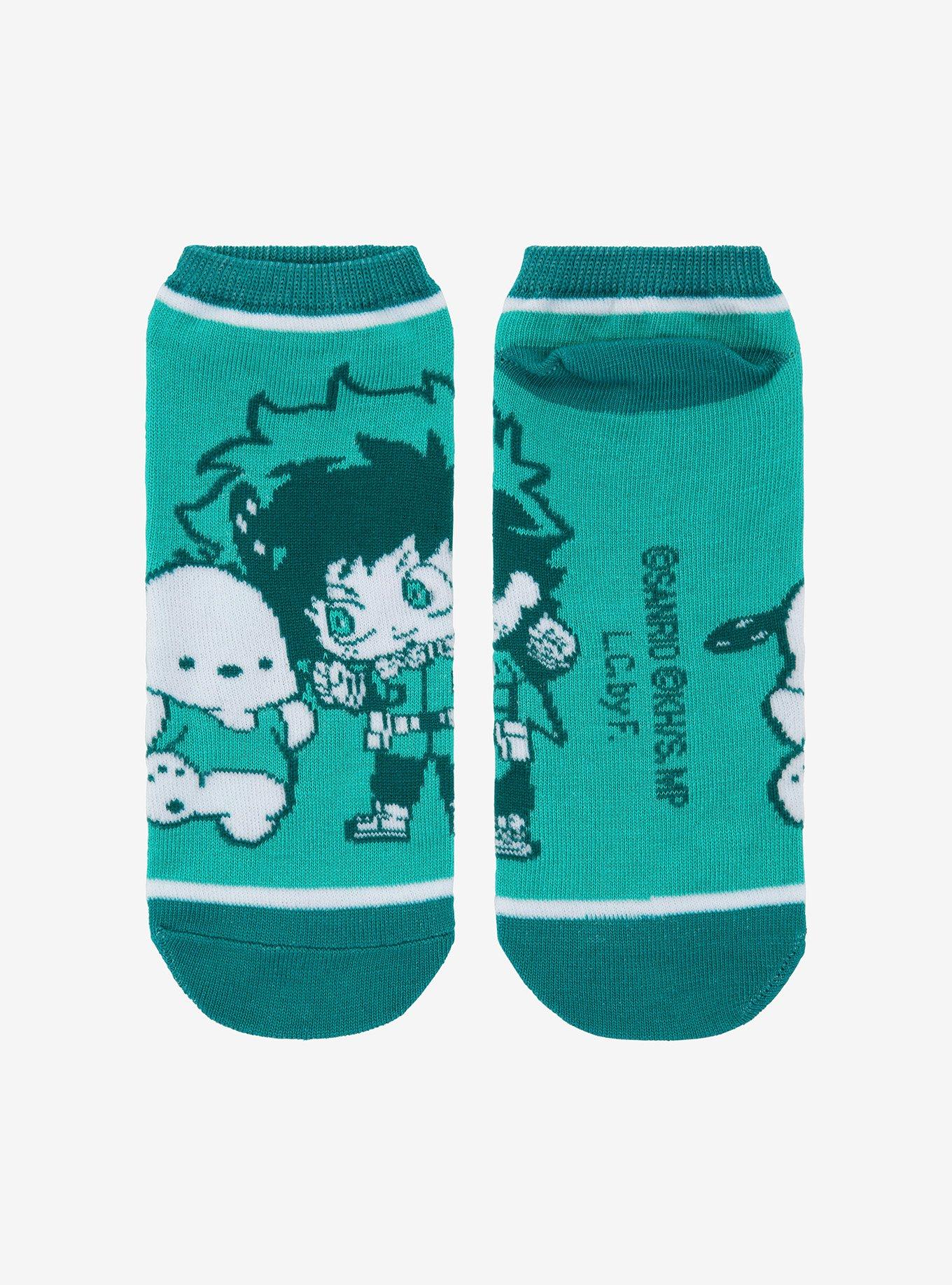 My Hero Academia X Hello Kitty And Friends Deku & Pochacco No-Show Socks, , alternate