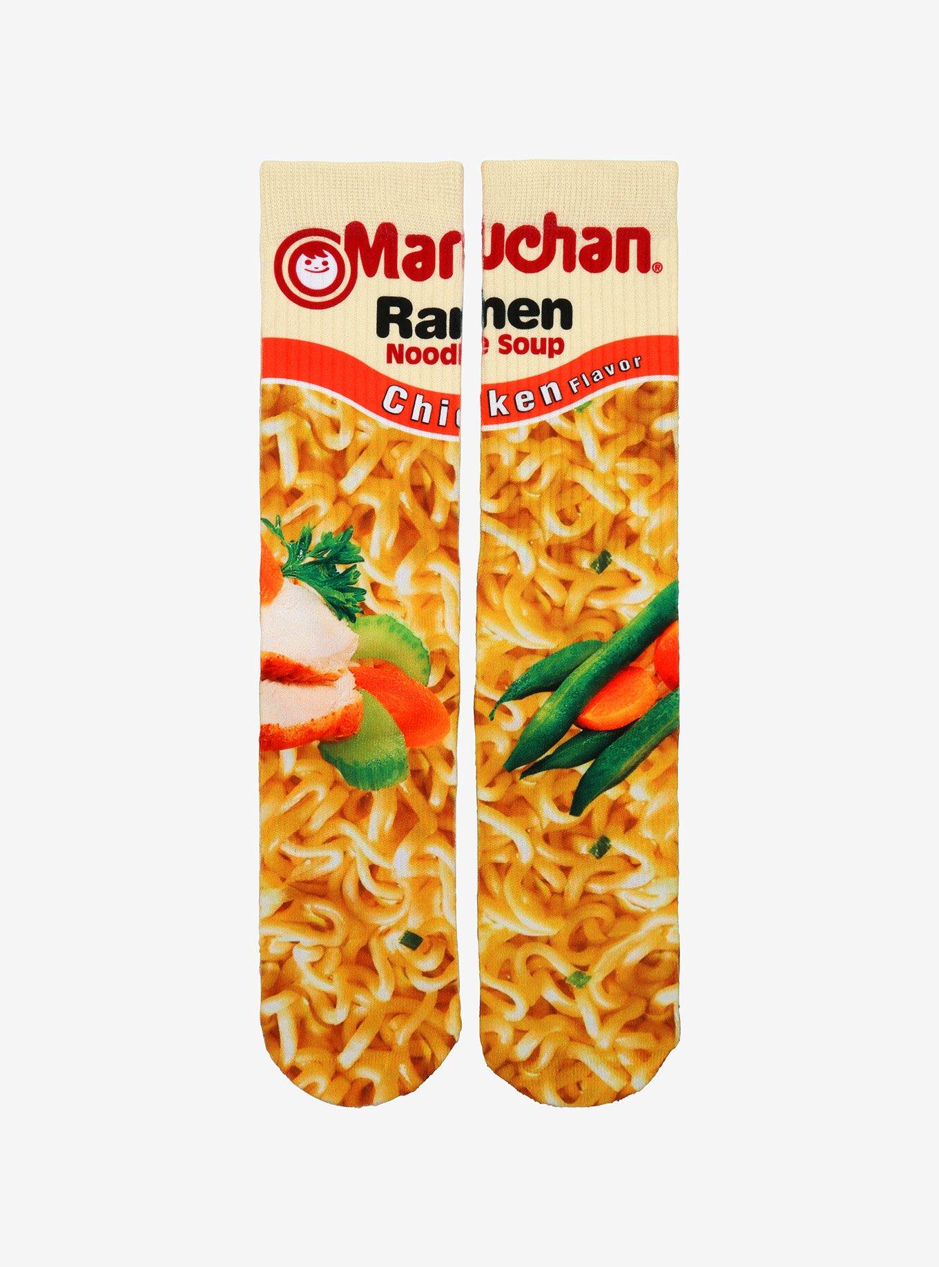Maruchan Ramen Noodle Soup Chicken Crew Socks, , alternate