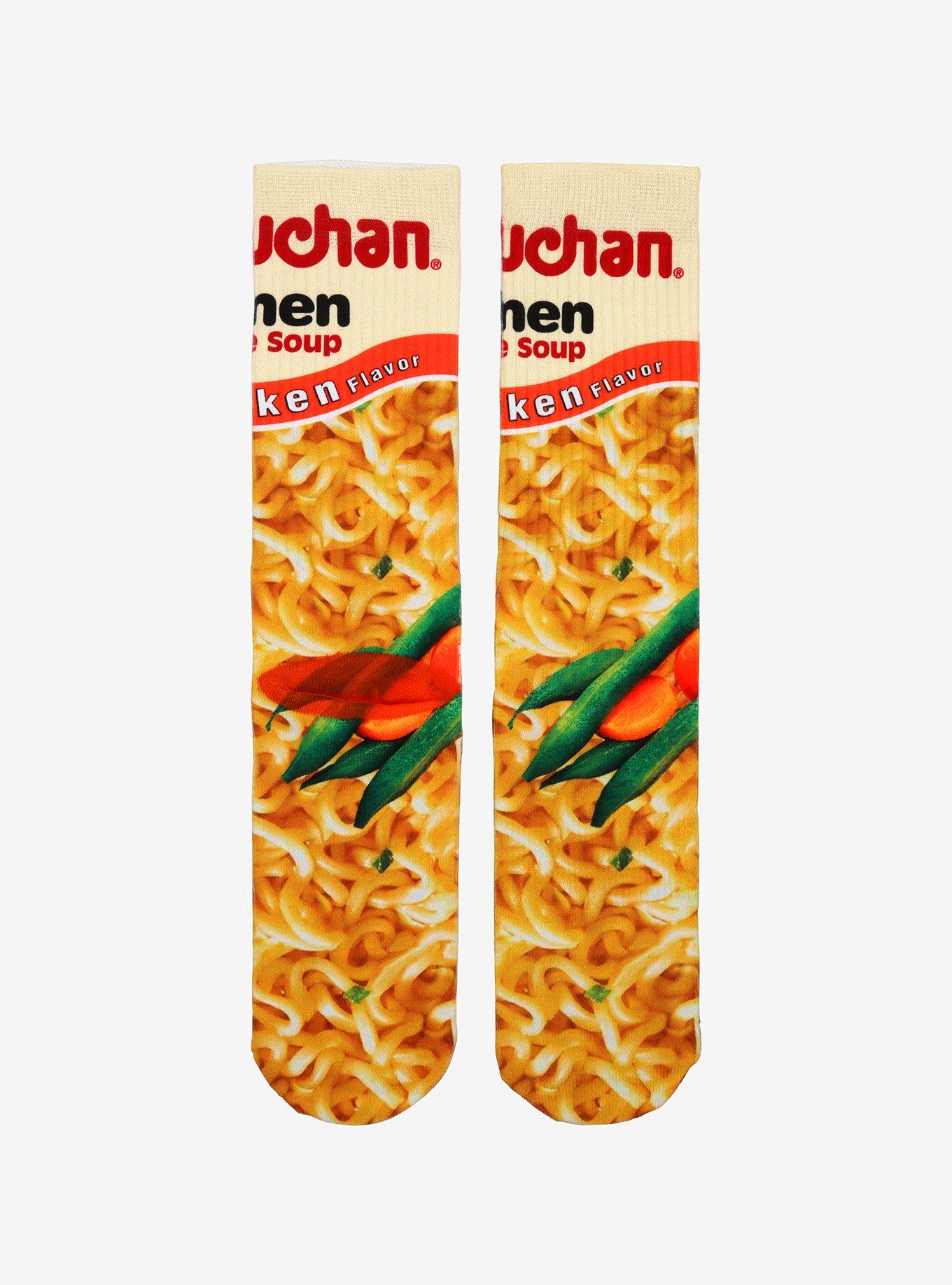Maruchan Ramen Noodle Soup Chicken Crew Socks, , alternate