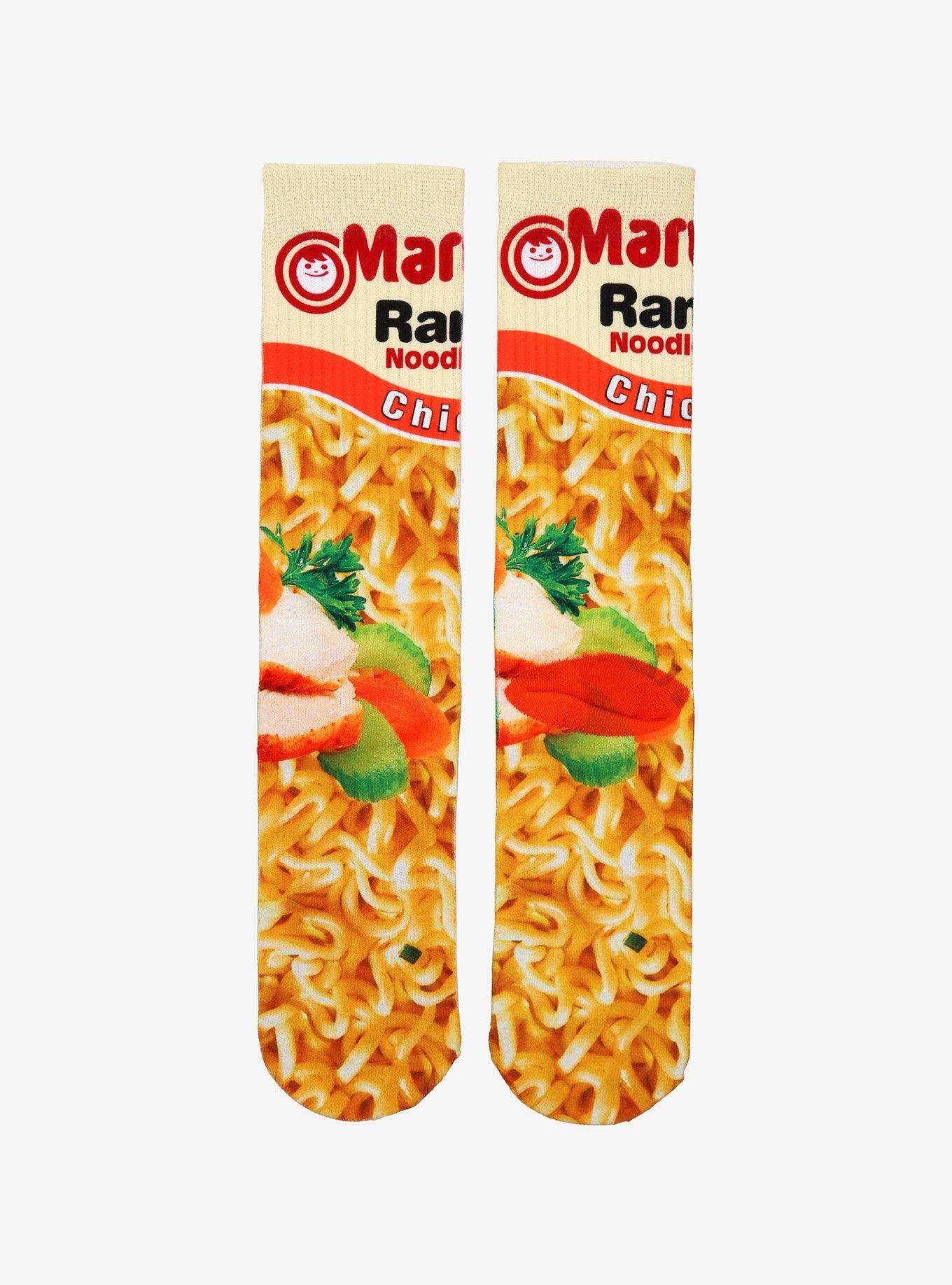 Maruchan Ramen Noodle Soup Chicken Crew Socks, , alternate