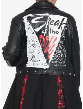 Her Universe Disney Cruella Speak Of The De Vil Chain Girls Moto Jacket Plus Size, , hi-res