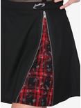 Her Universe Disney Cruella Zipper Pleated Suspender Skirt Plus Size, MULTI, alternate