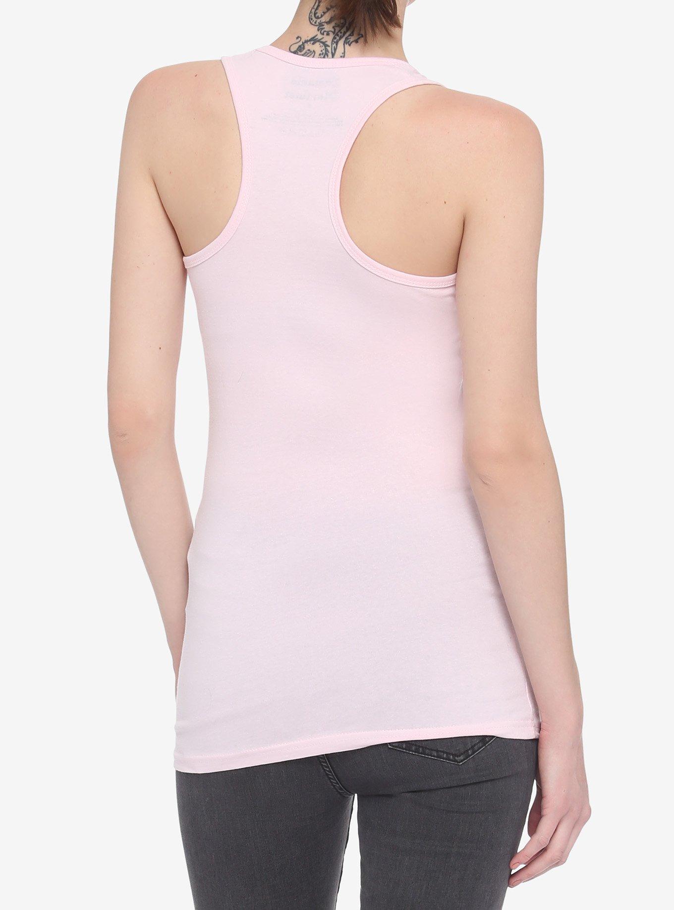Melanie Martinez Brain & Heart Girls Tank Top, PINK, alternate