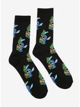 Disney Pride Lilo & Stitch Rainbow Pineapple Crew Socks - BoxLunch Exclusive, , alternate
