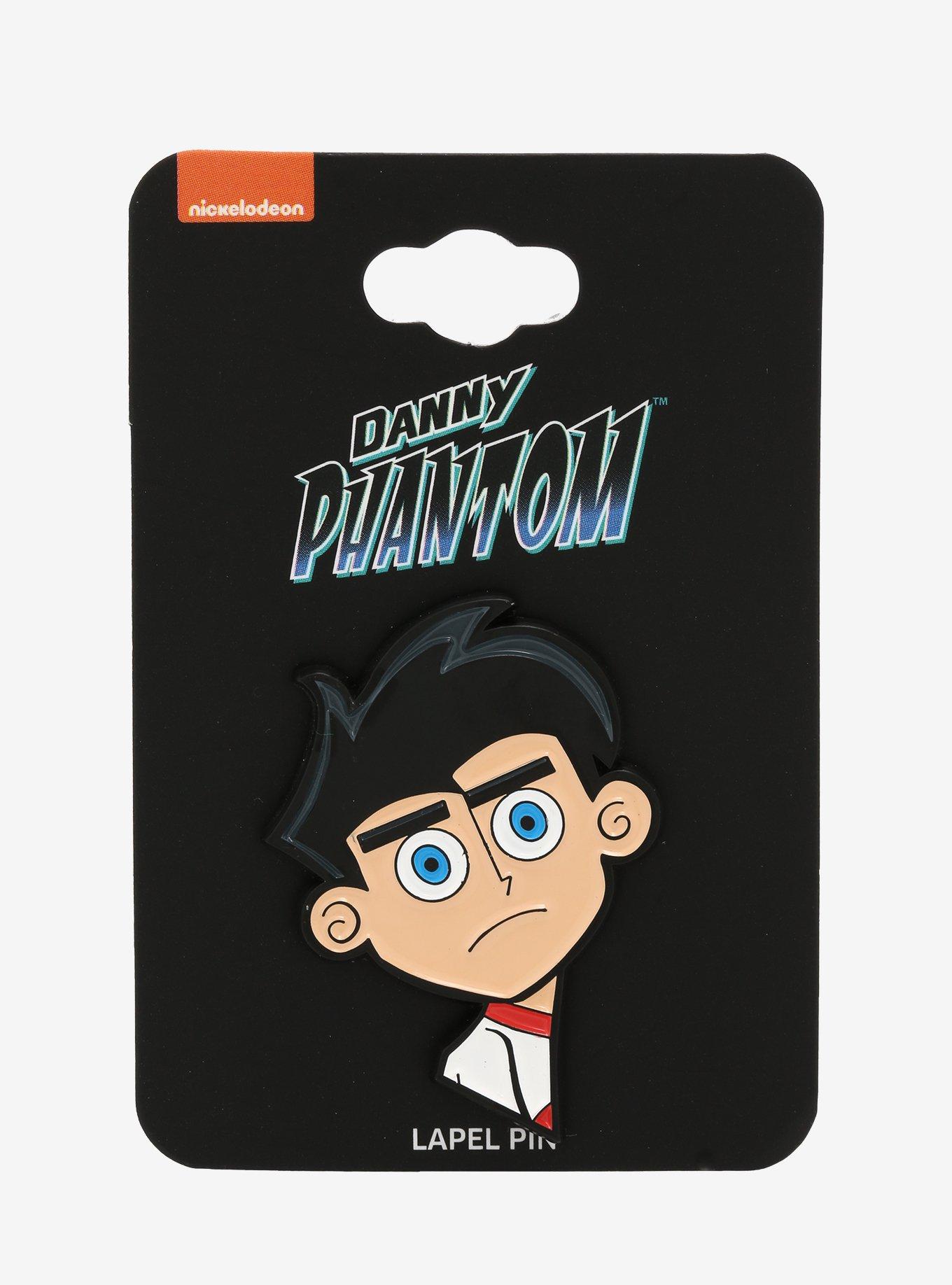 Danny Phantom Face Meme Enamel Pin - BoxLunch Exclusive, , alternate