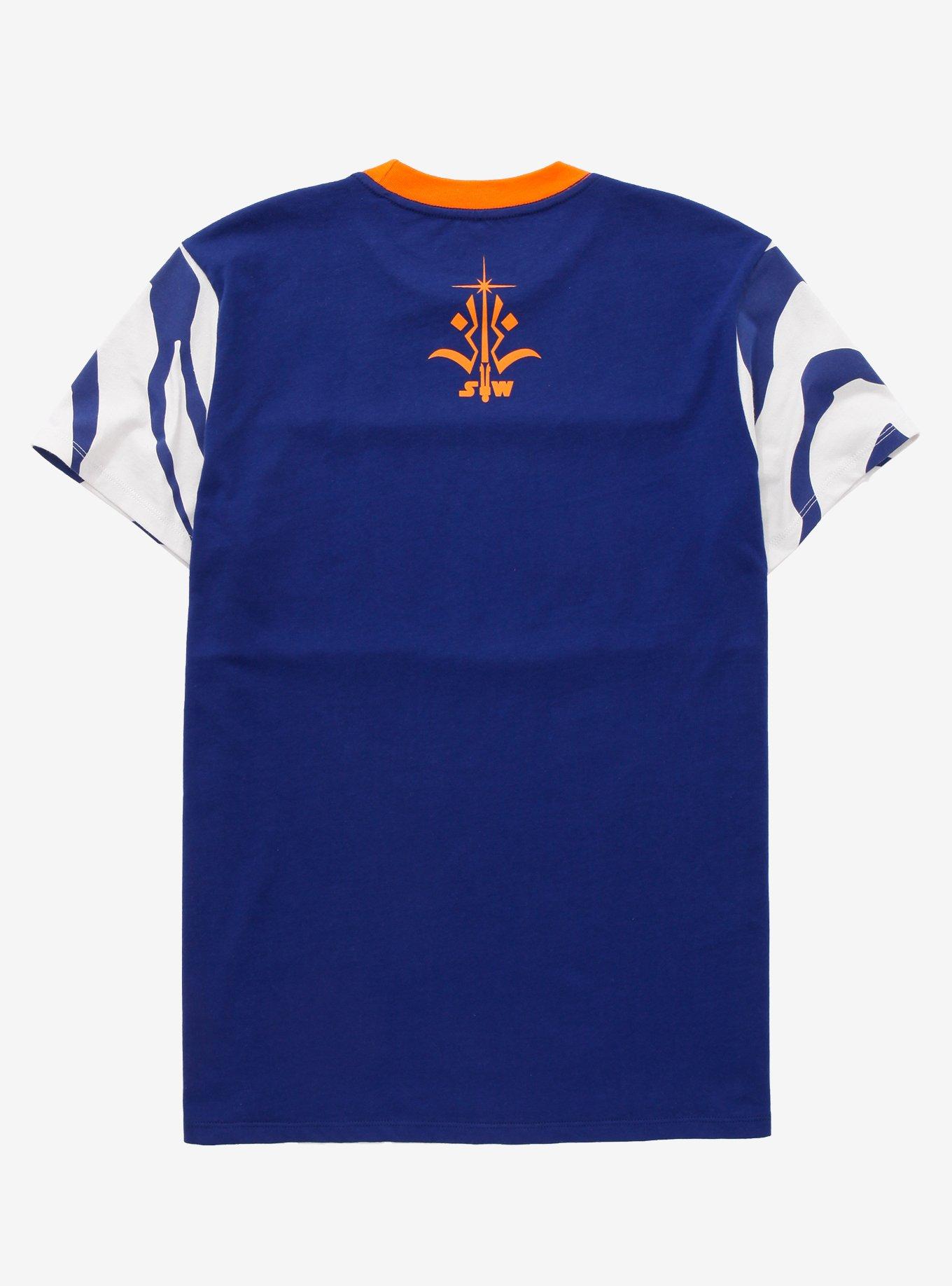 Our Universe Star Wars Ahsoka Tano Color-Block T-Shirt Her Universe Exclusive, MULTI, alternate