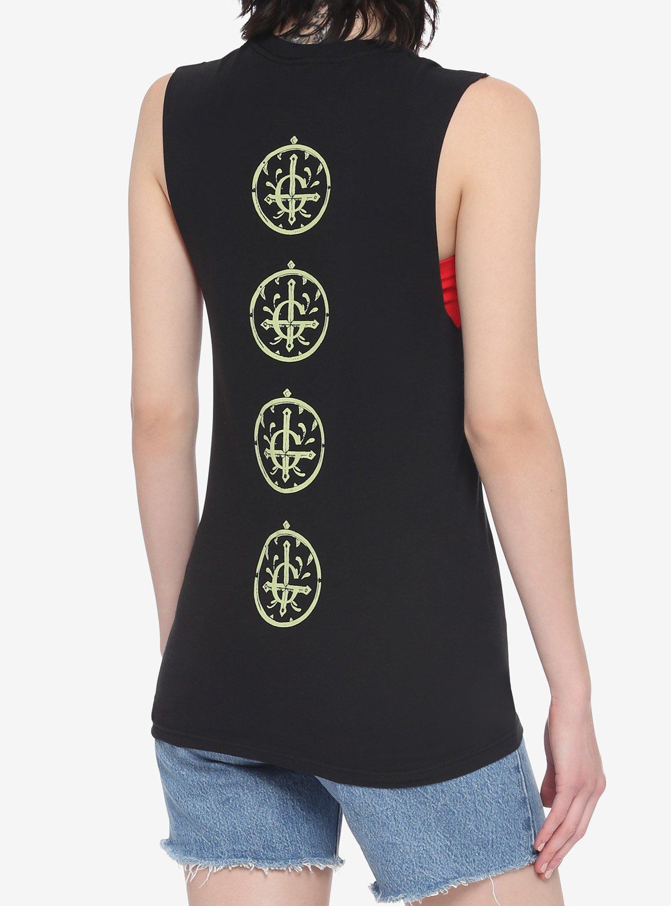 Ghost Papa Nihil Serpents Girls Muscle Top, BLACK, alternate