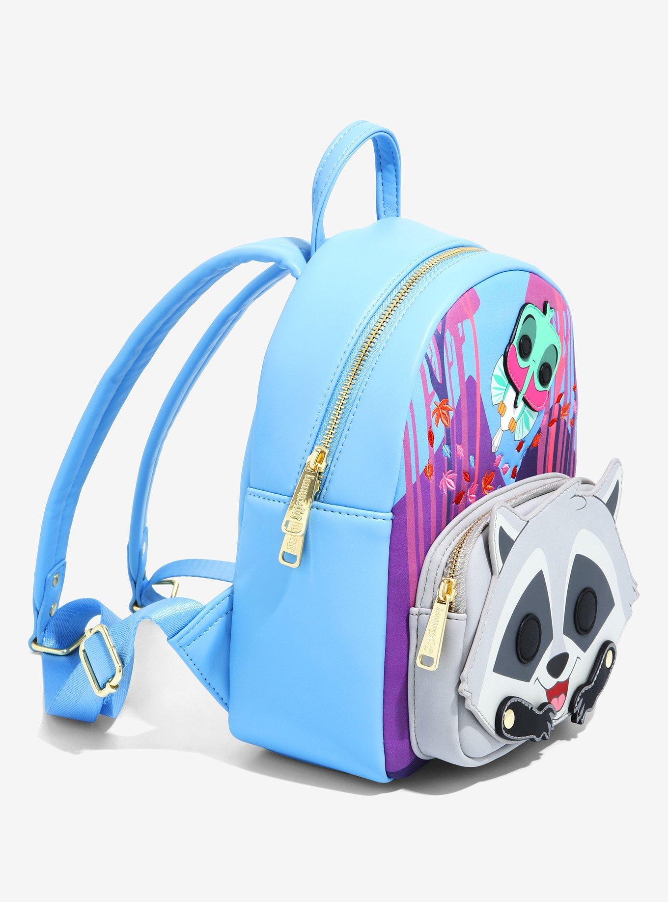 Loungefly Funko Pop! Disney Pocahontas Flit & Meeko Figural Mini Backpack, , alternate