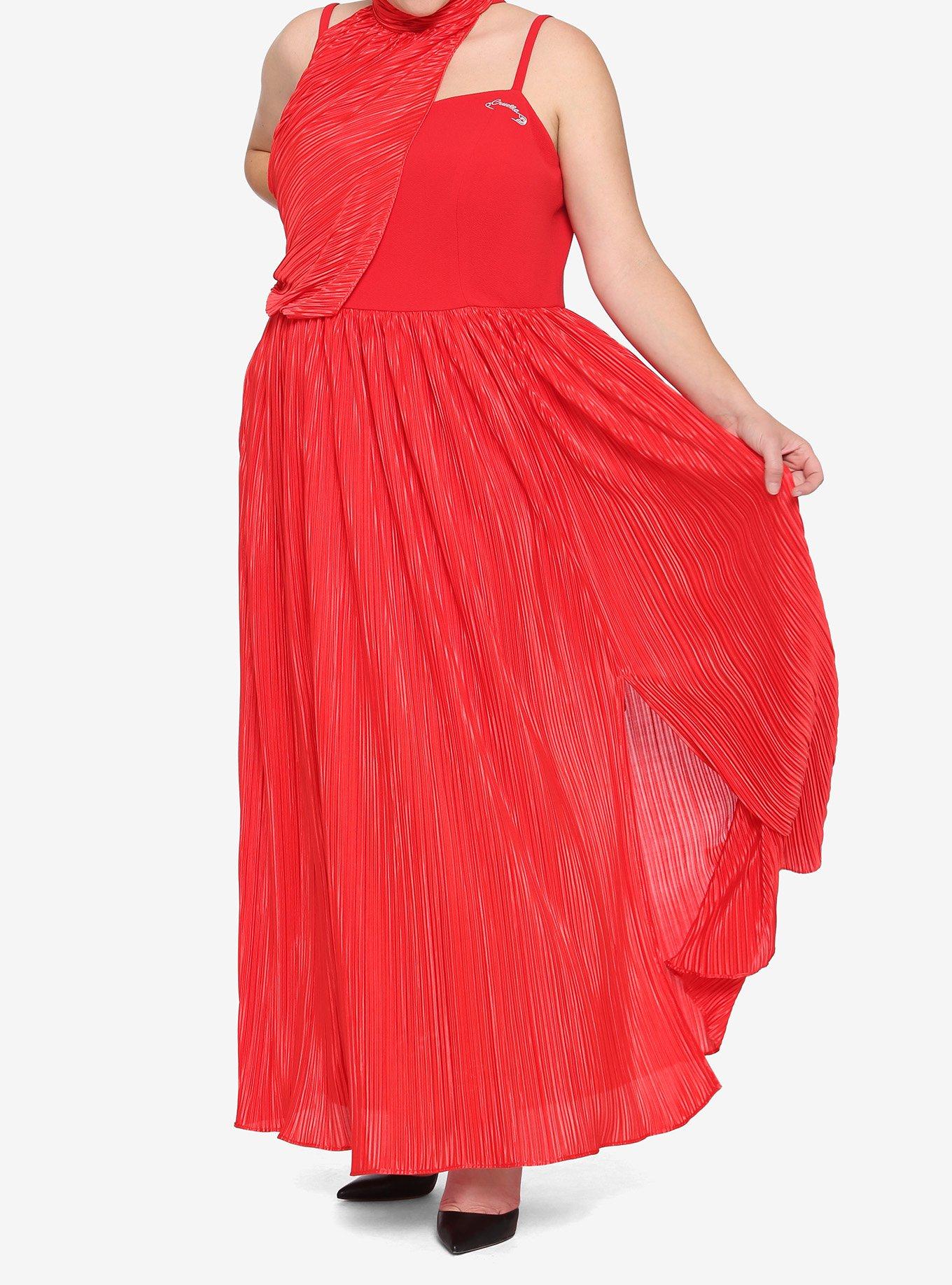 Her Universe Disney Cruella Red Dress Plus Size, RED, alternate