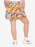 Disney Winnie The Pooh Allover Character Girls Resort Shorts Plus Size, MULTI, alternate