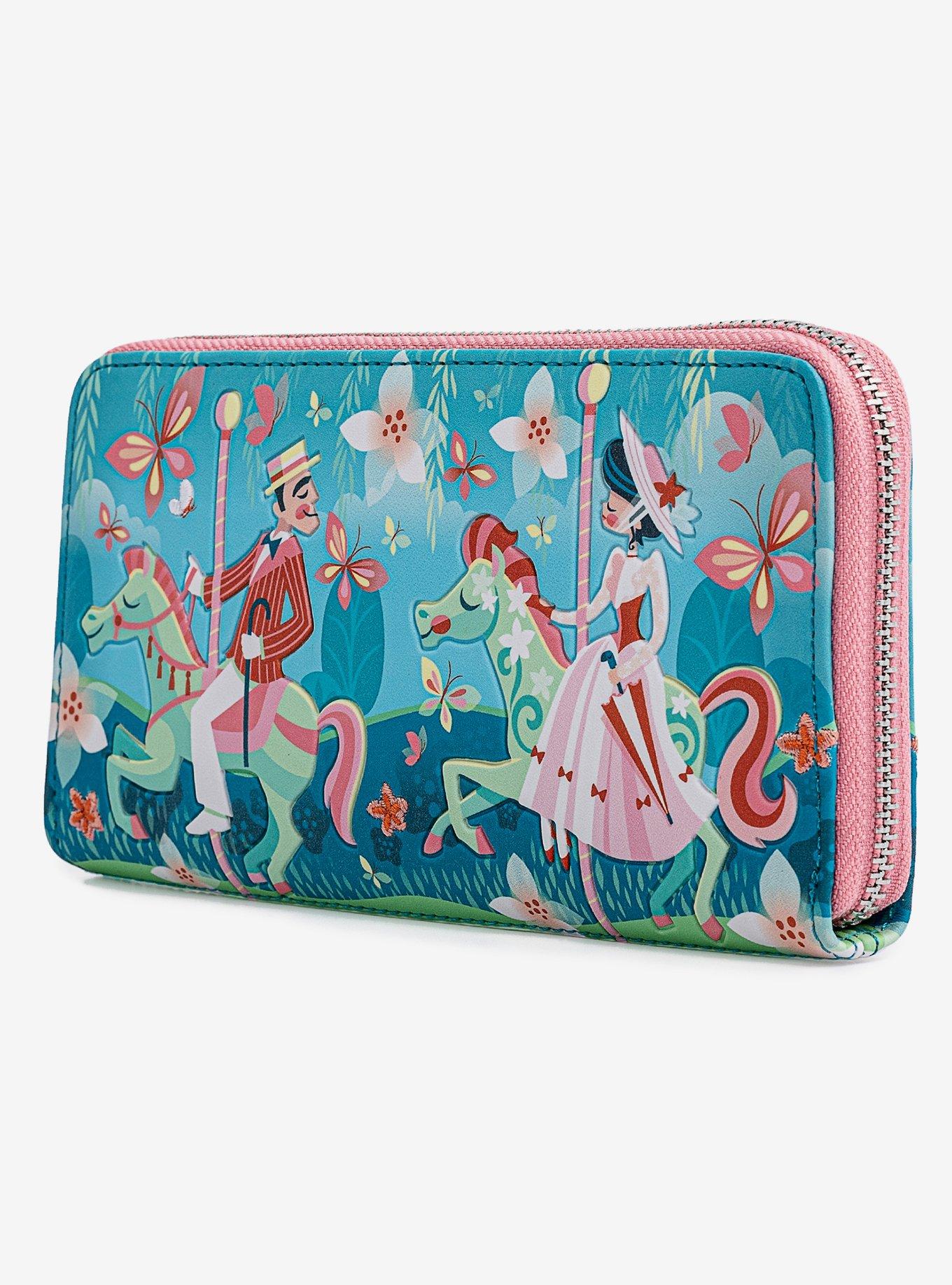 Loungefly Mary Poppins Mary & Bert Wallet, , alternate