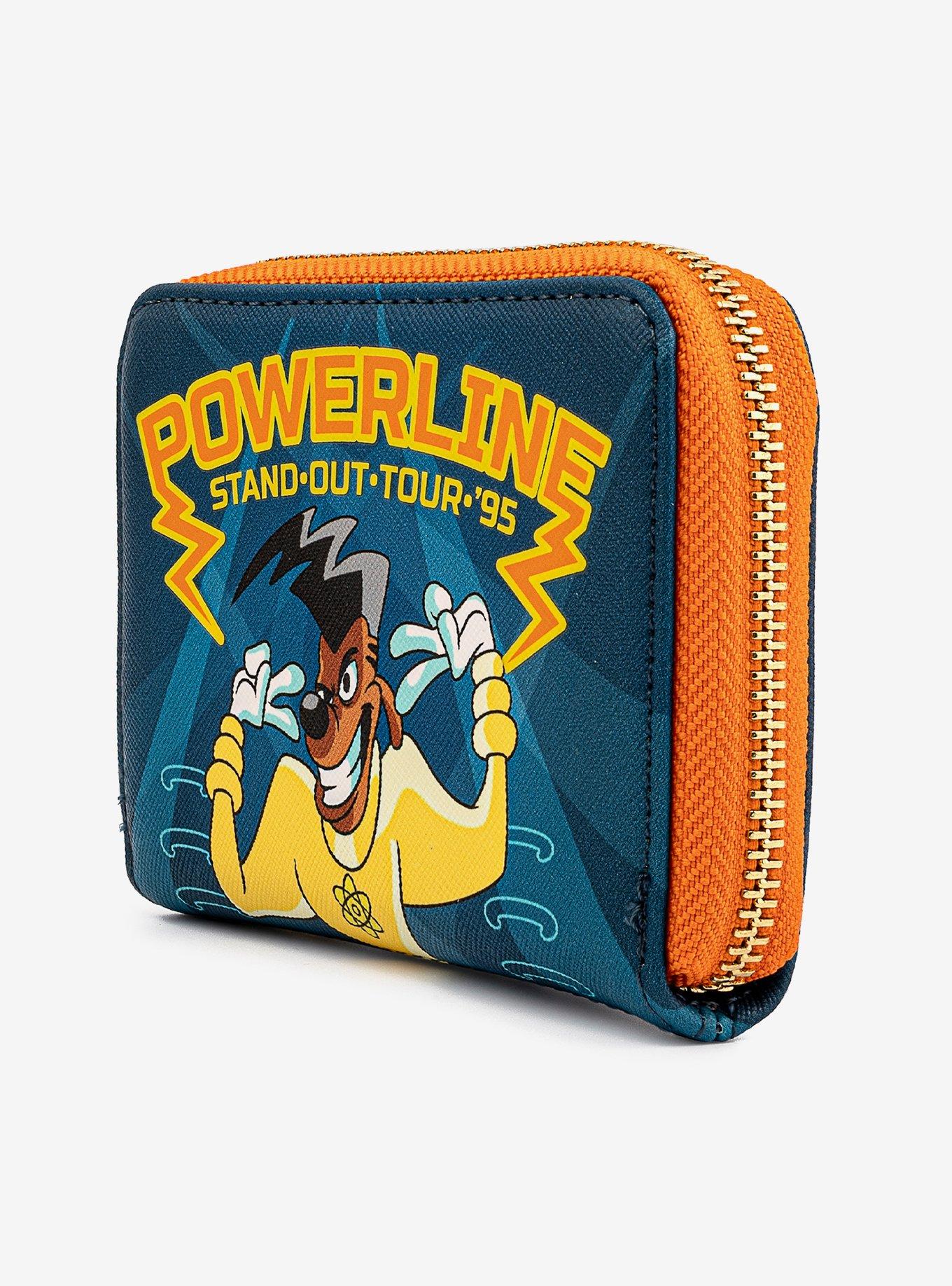 Loungefly Disney A Goofy Movie Powerline Stand Out Tour Zip Wallet, , alternate
