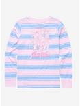 Sailor Moon Crystal Cosmic Heart Compact Striped Long Sleeve T-Shirt - BoxLunch Exclusive, LIGHT PURPLE, alternate