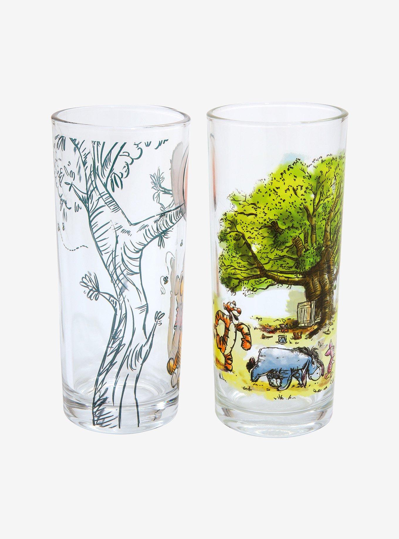 Disney Winnie the Pooh Sketch Scenes Glass Set, , alternate