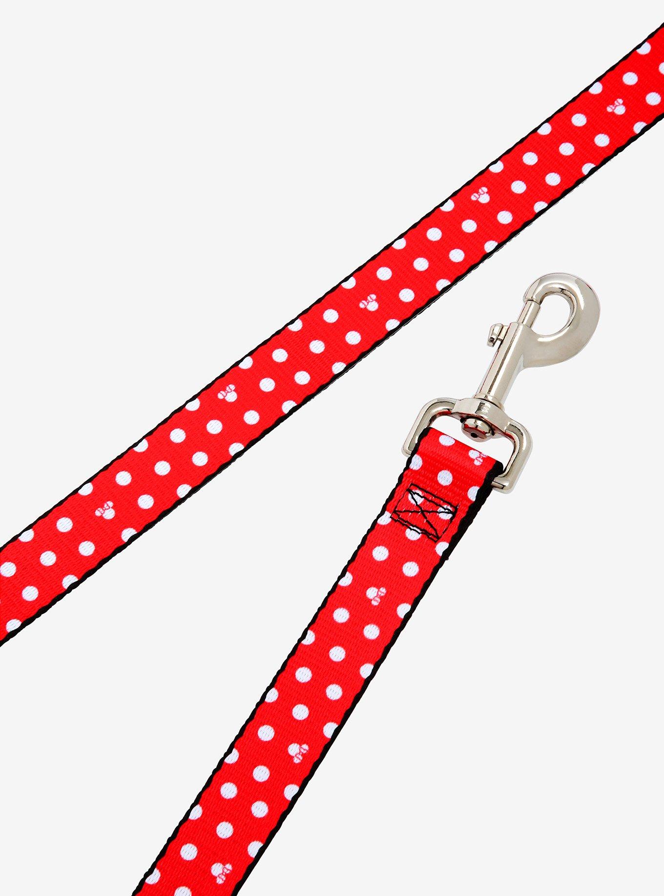 Disney Minnie Mouse Polka Dot Dog Leash, , alternate