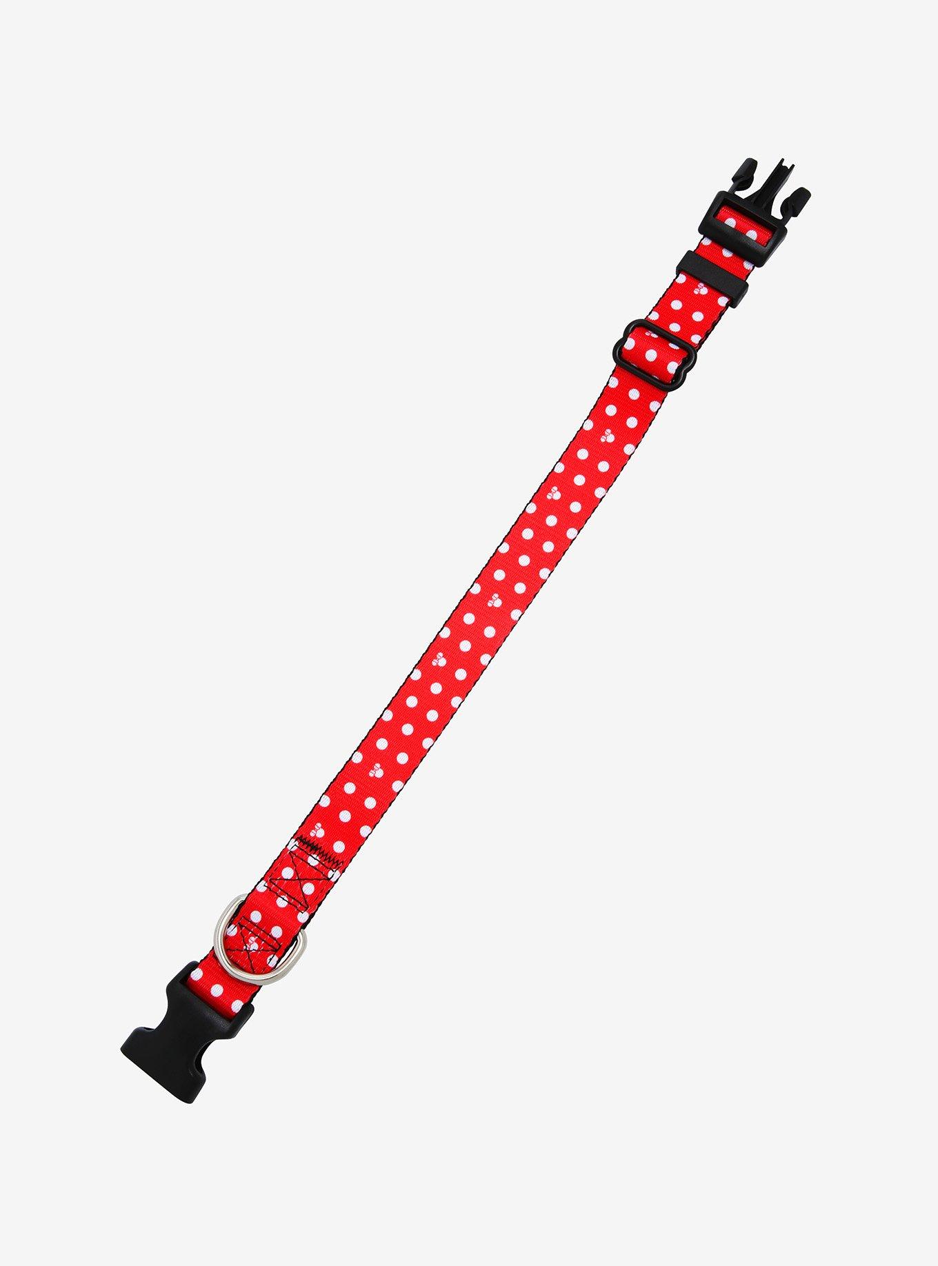 Disney Minnie Mouse Polka Dot Dog Collar, MULTI, alternate