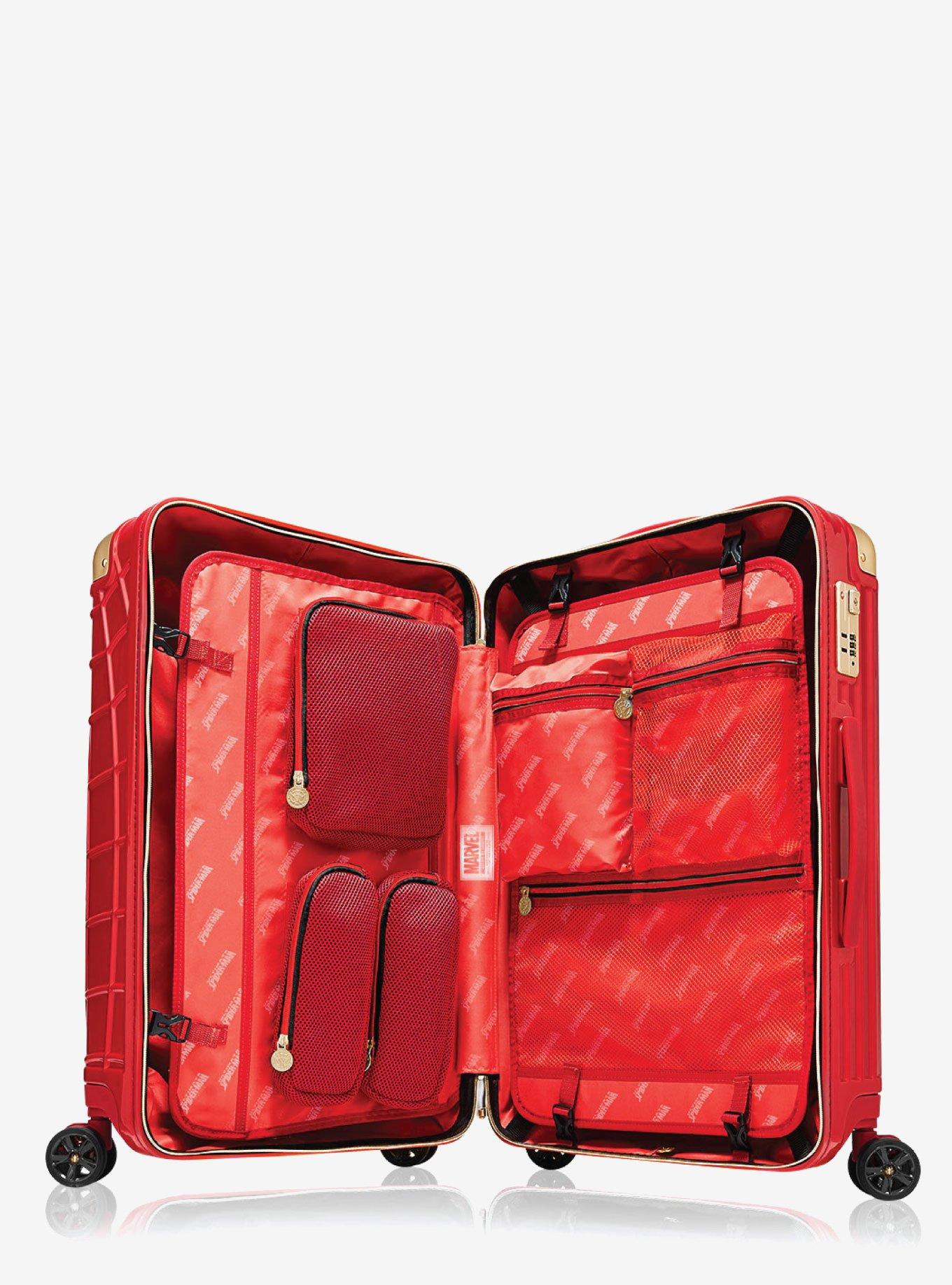 Marvel Spiderman Hard Sided 25" Luggage Red, , alternate