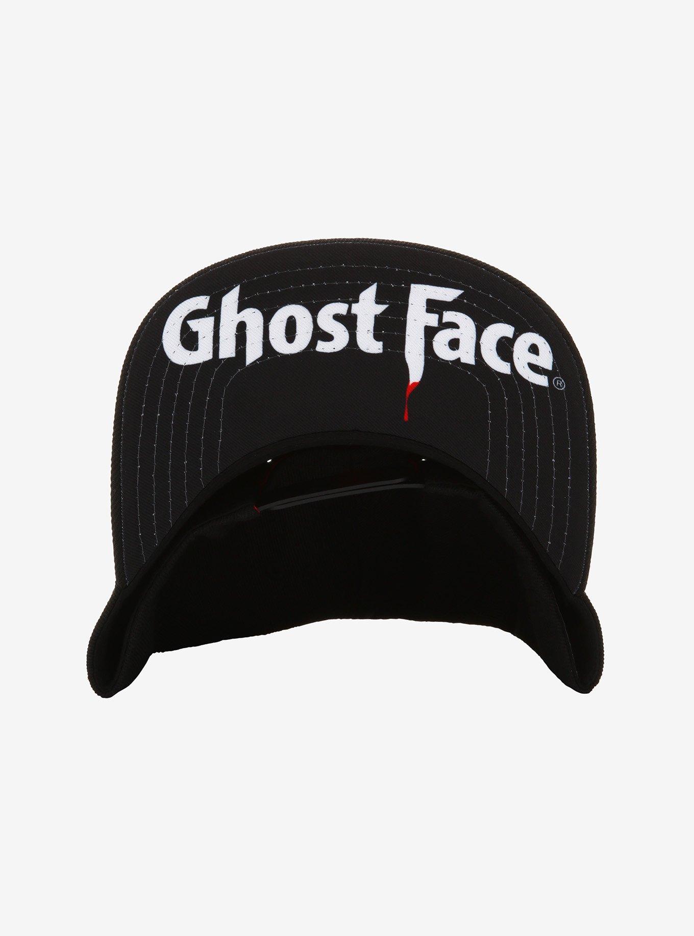 Scream Ghost Face Patch Snapback Hat, , alternate