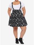 Coffins & Roses High-Waisted Suspender Skirt Plus Size, MULTI, alternate