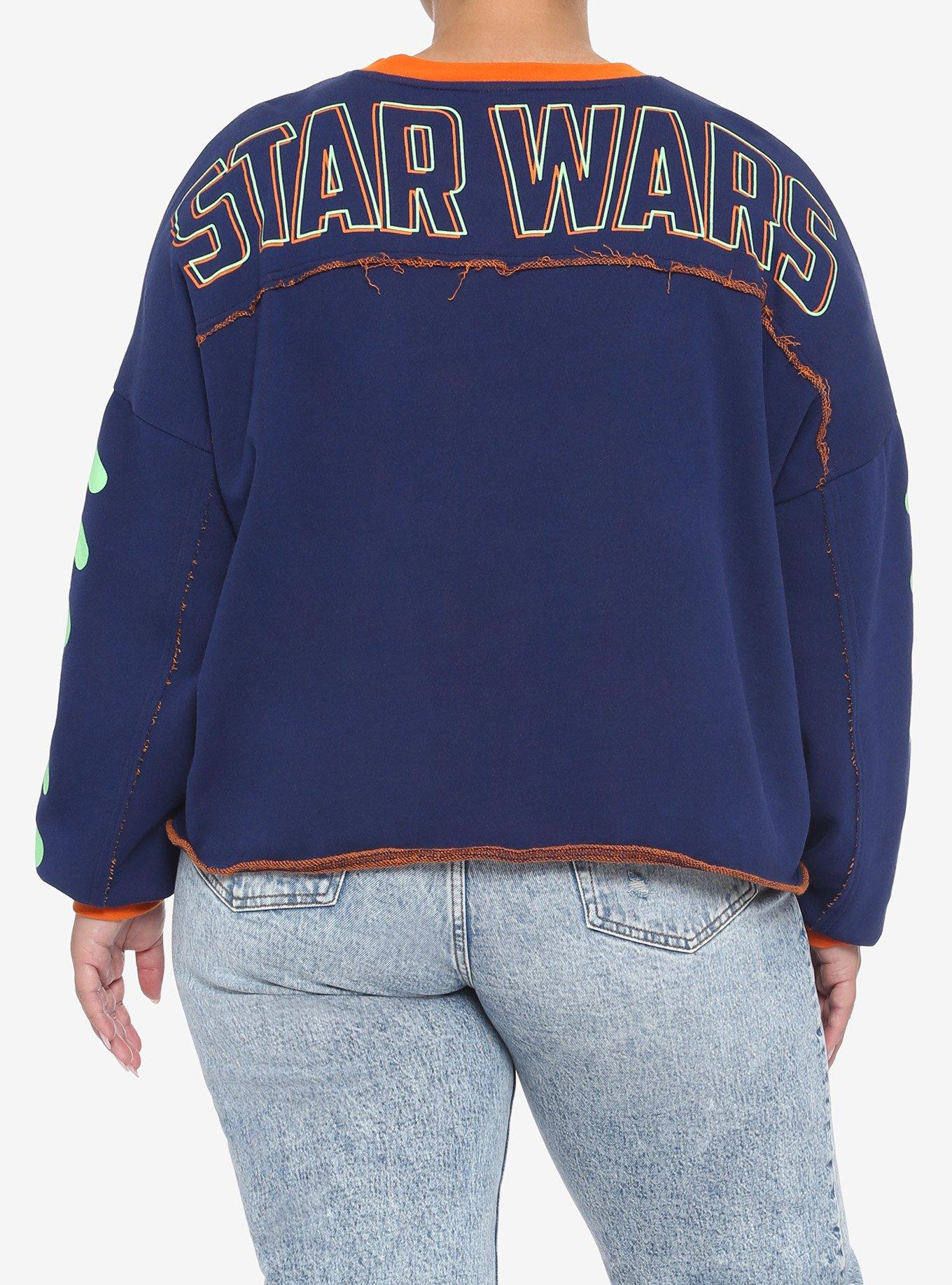Her Universe Star Wars Galactic Empire Neon Sweatshirt Plus Size Her Universe Exclusive, MULTI, alternate