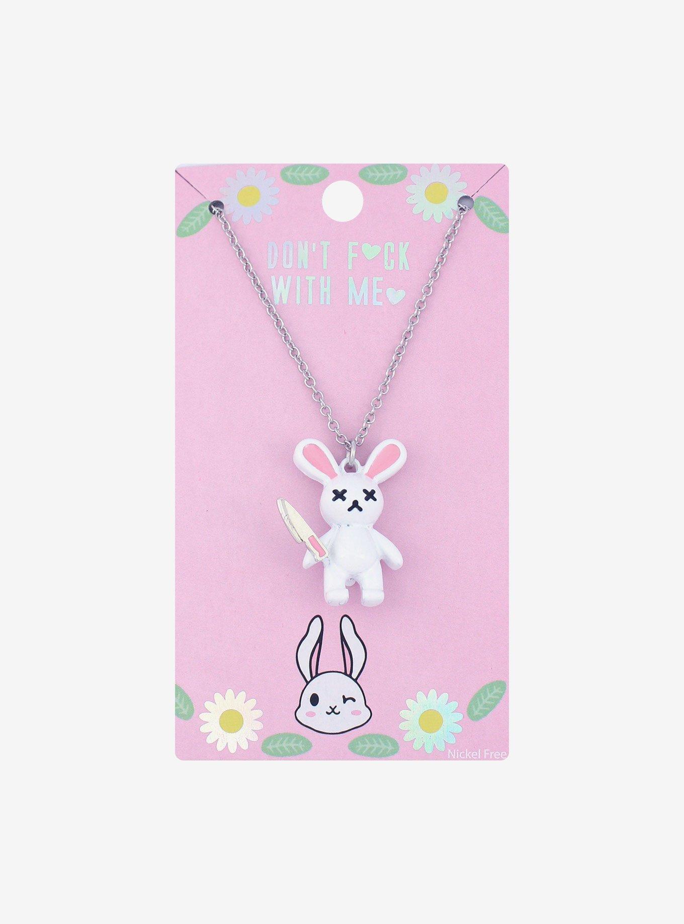 Dead Bunny Knife Necklace, , alternate