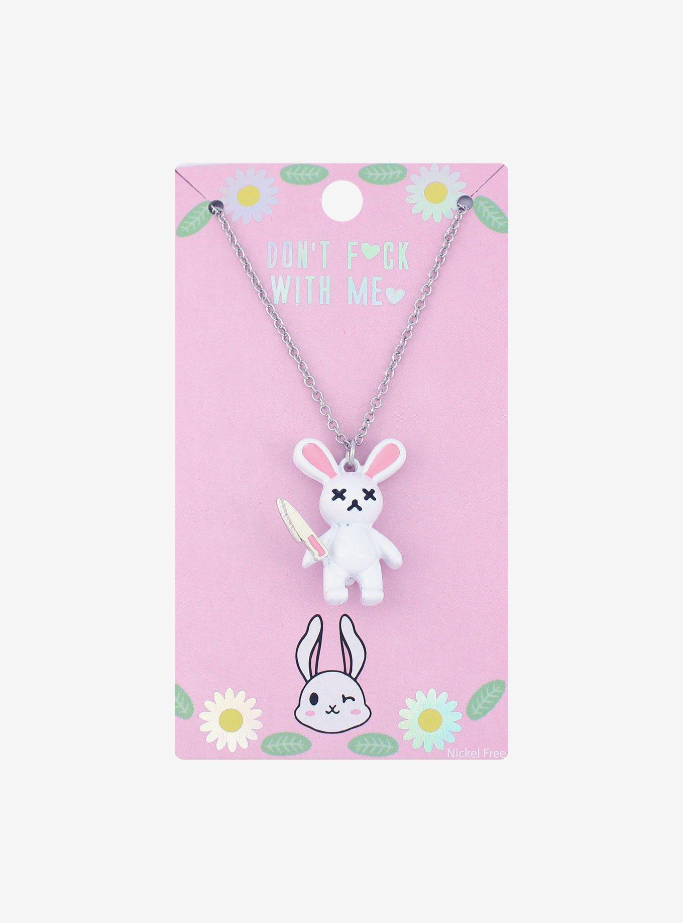 Dead Bunny Knife Necklace