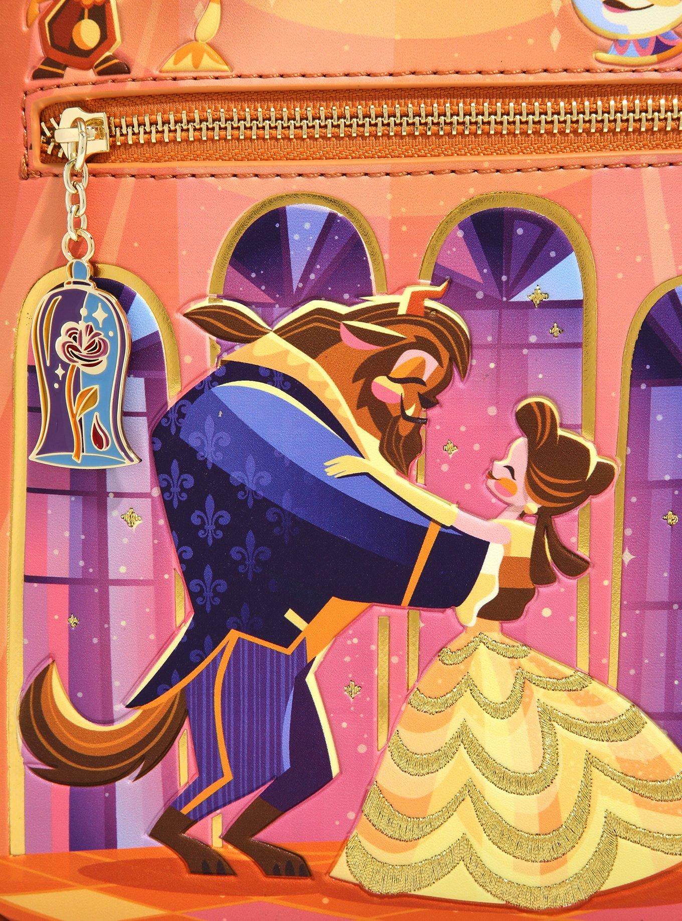 Loungefly Disney Beauty and the Beast Chibi Ballroom Mini Backpack, , alternate