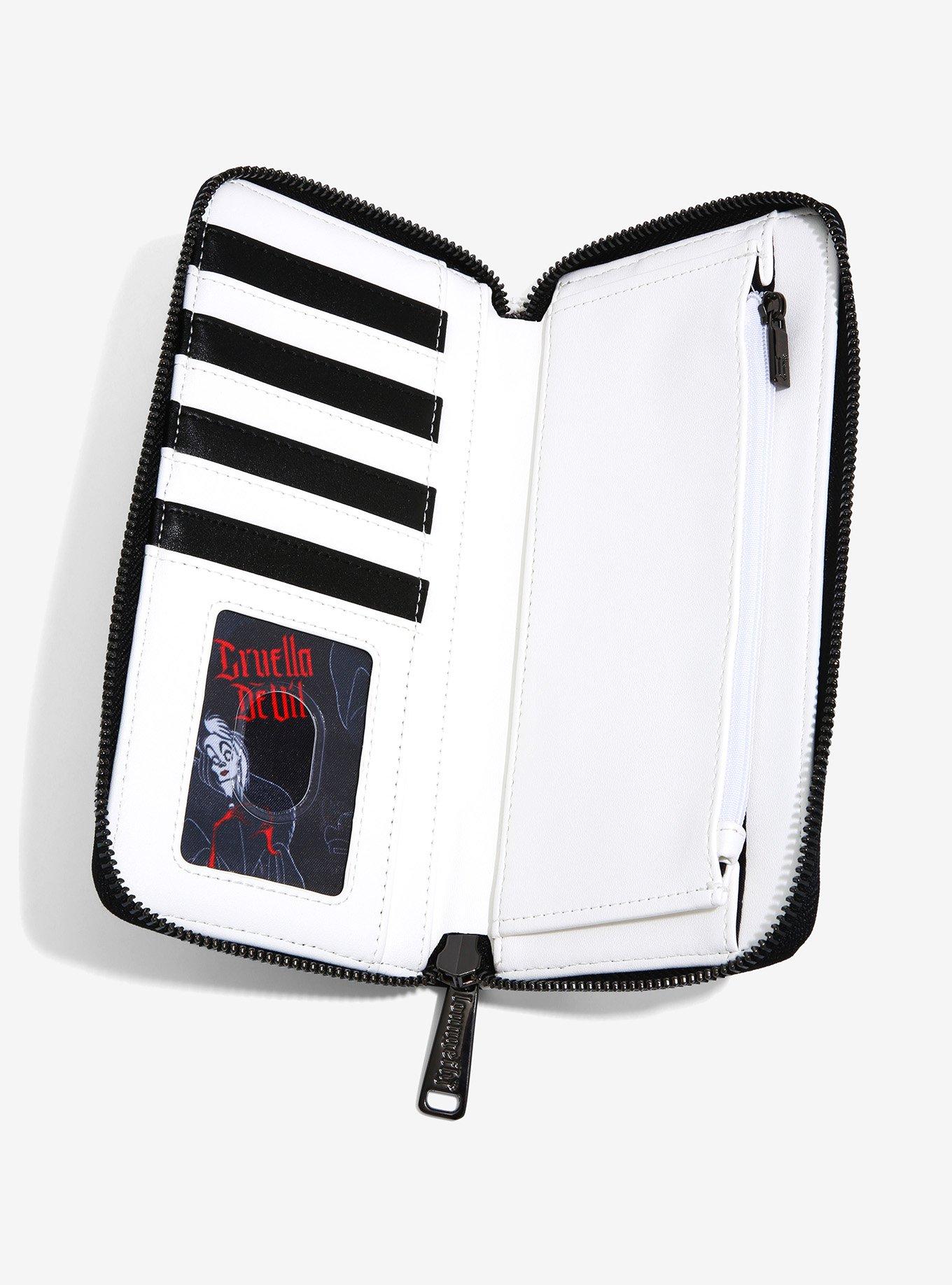 Loungefly Disney 101 Dalmatians Cruella Face Wallet, , alternate