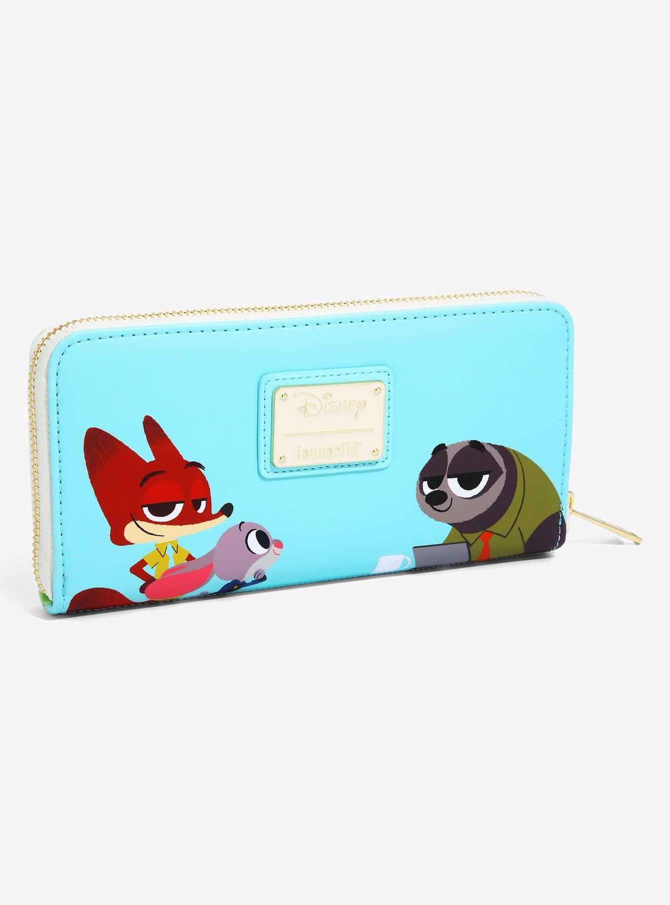 Loungefly Disney Zootopia Chibi Characters Wallet, , alternate