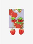 Cherry & Strawberry Earring Set, , alternate