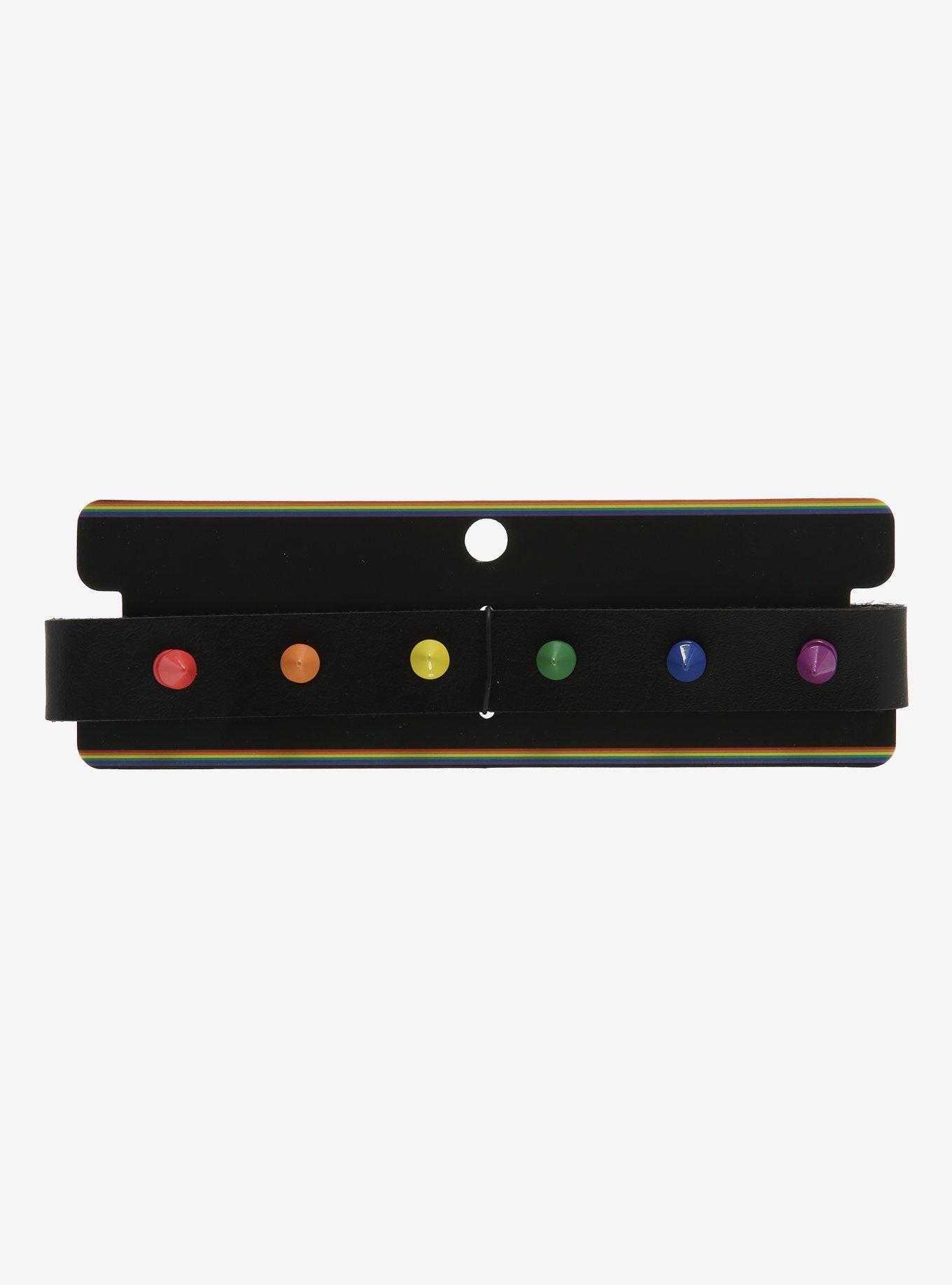 Rainbow Spike Choker, , alternate