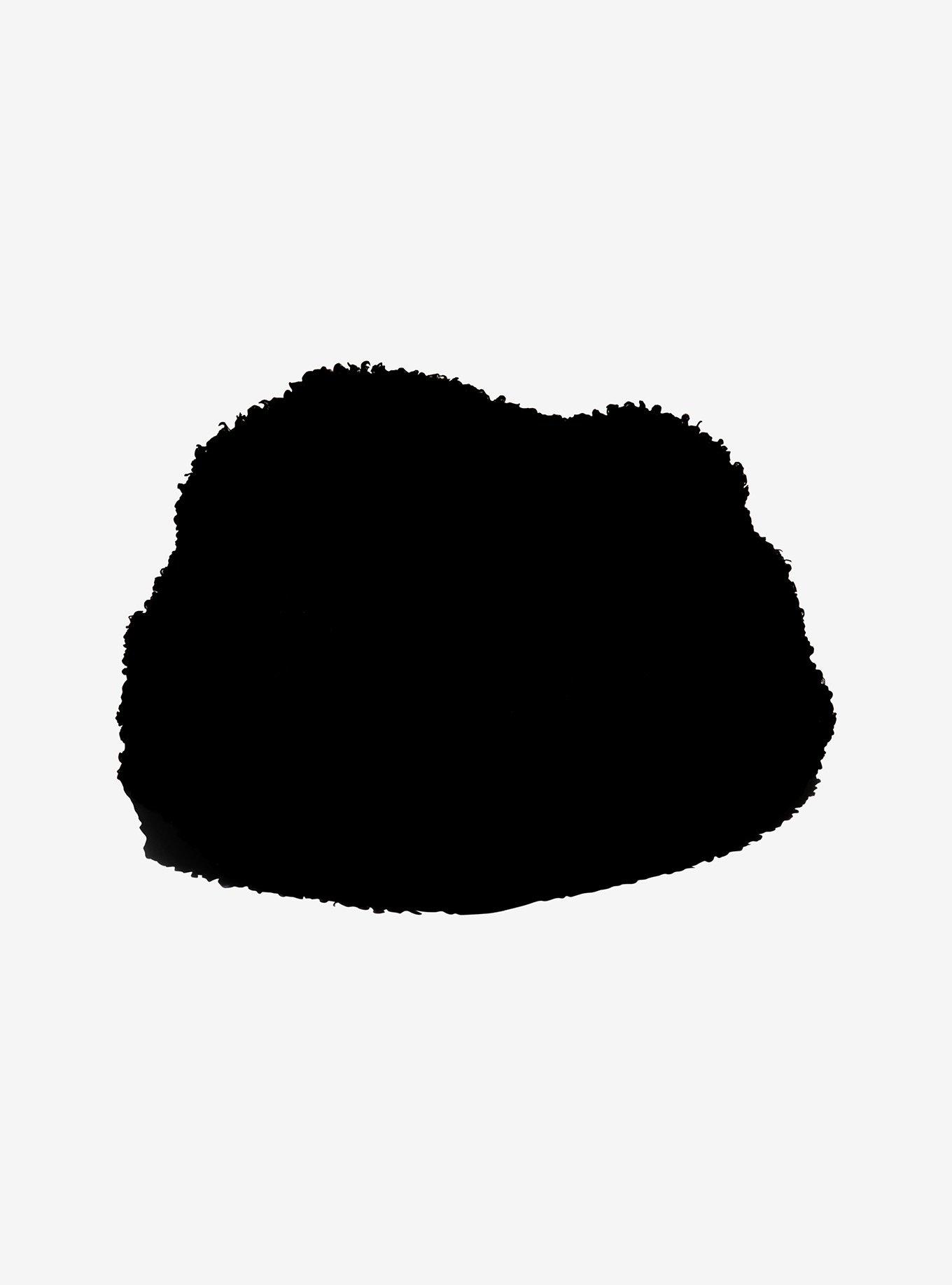 Black Fuzzy Headband, , alternate