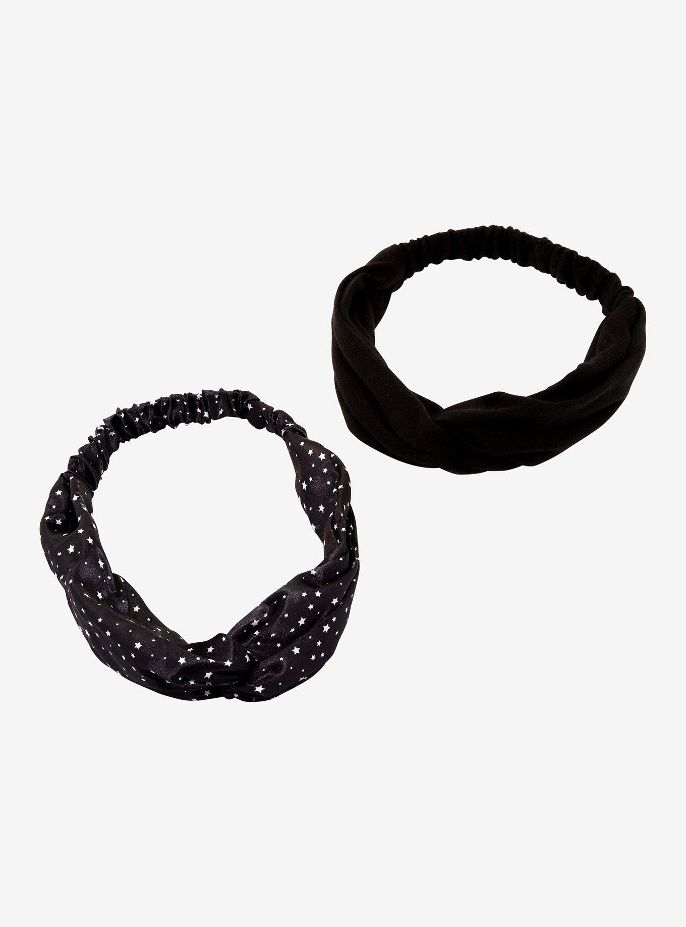 Black Star Soft Headband Set, , alternate