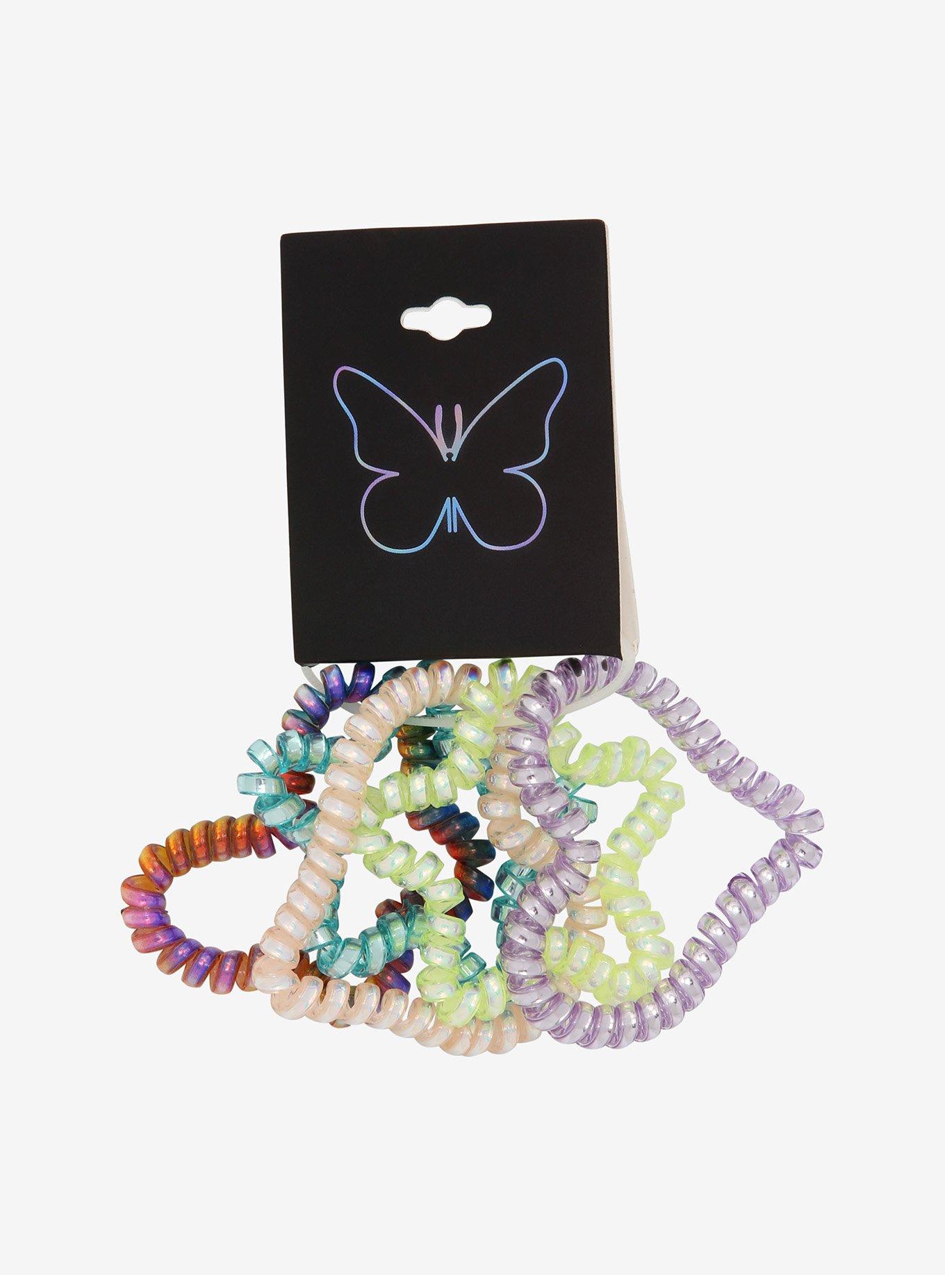 Heart Star Butterfly Hair Coil Set, , alternate